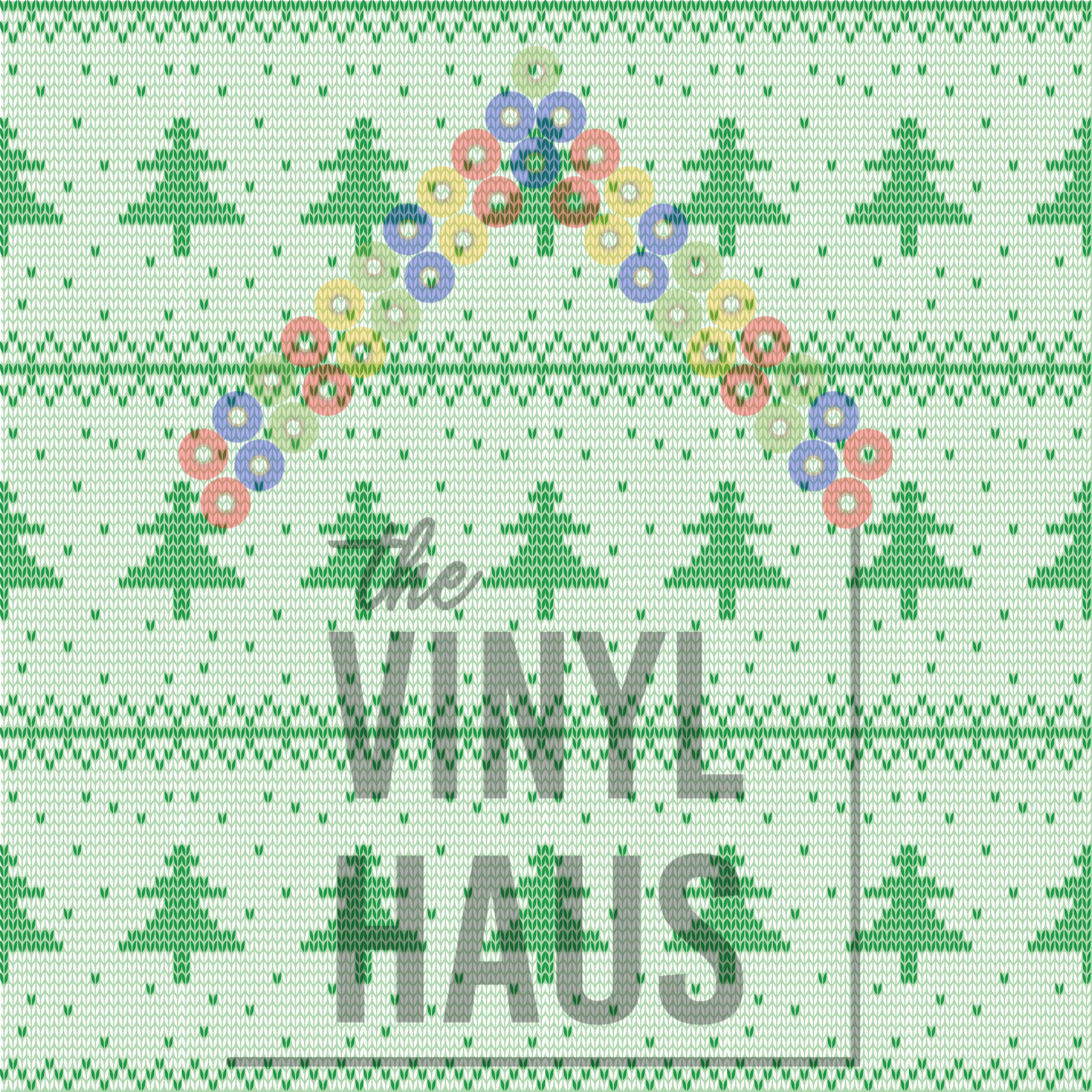 Ugly Sweater Christmas Trees Pattern Vinyl 12" x 12" - The Vinyl Haus