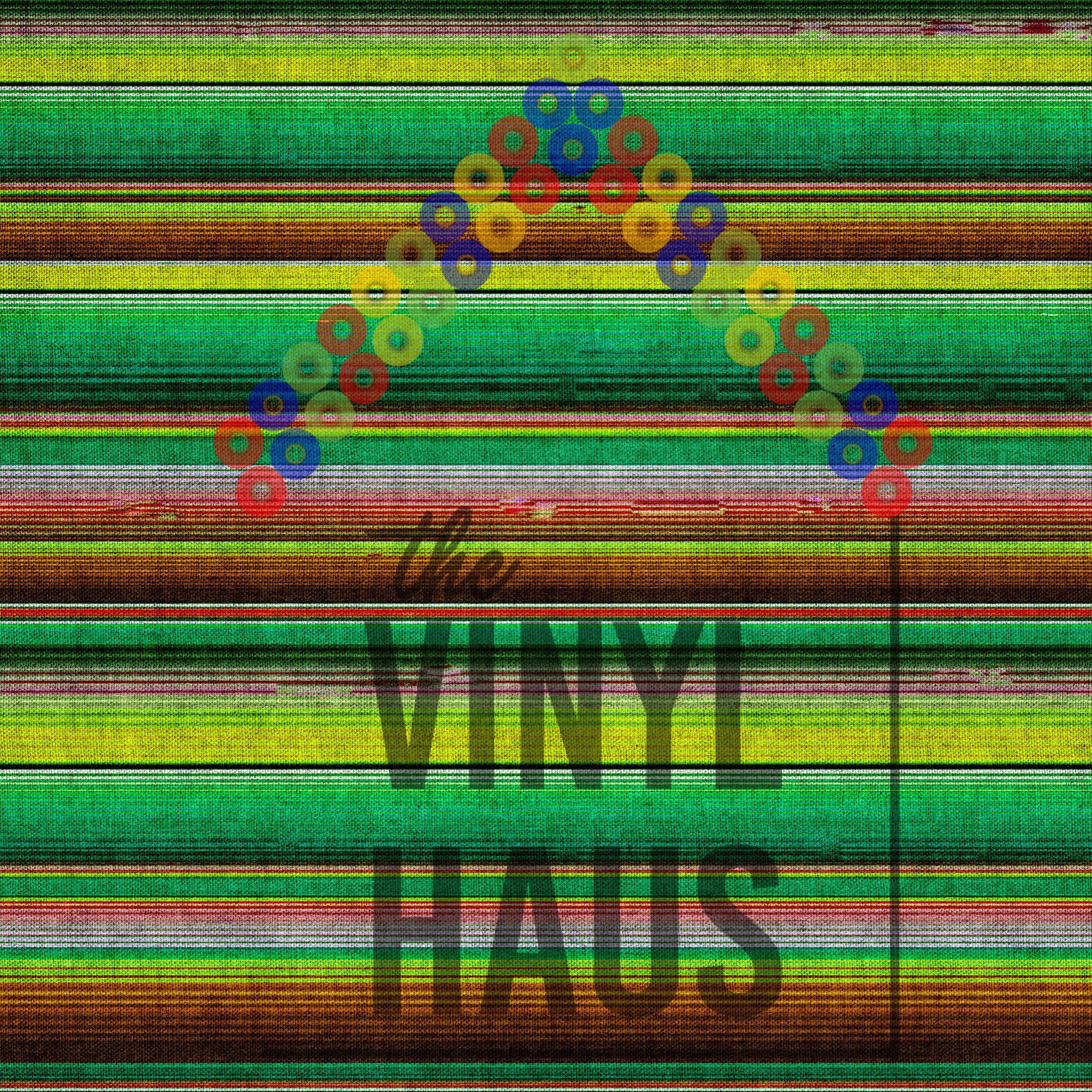 Yellow and Green Serape Pattern Vinyl 12" x 12" - The Vinyl Haus