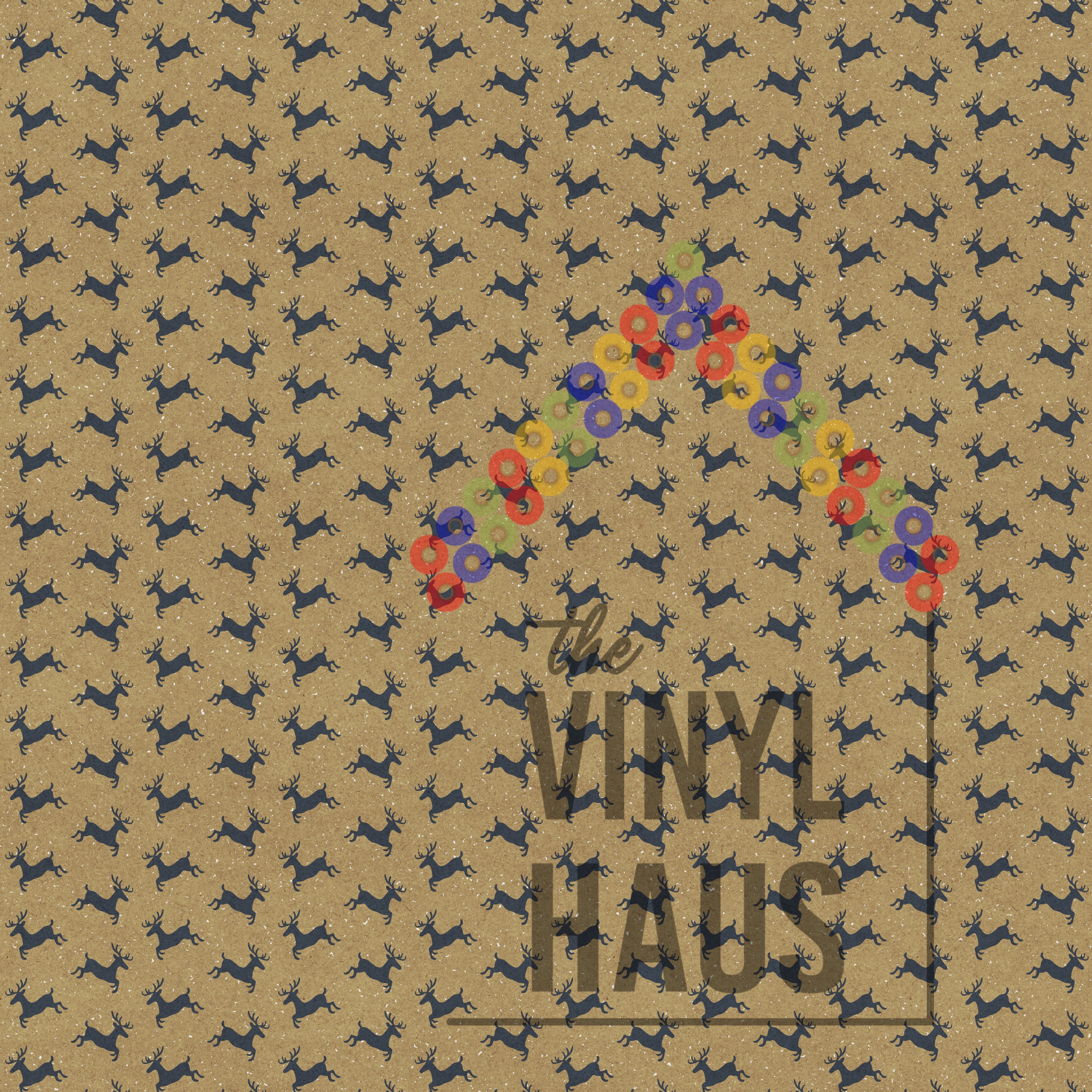 Reindeer Pattern Vinyl 12" x 12" - The Vinyl Haus