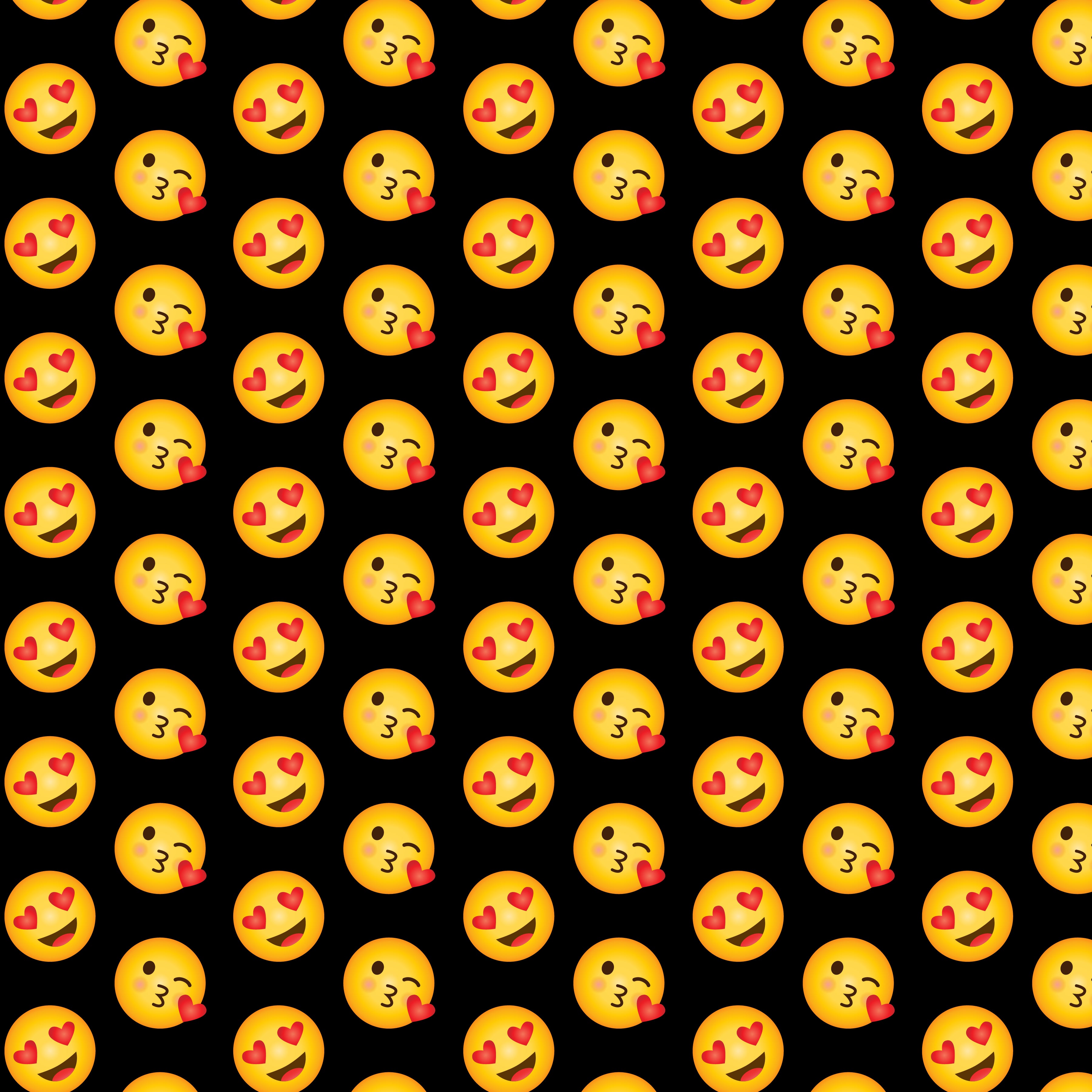 Emoji Faces Patterned Vinyl 12" x 12" - The Vinyl Haus