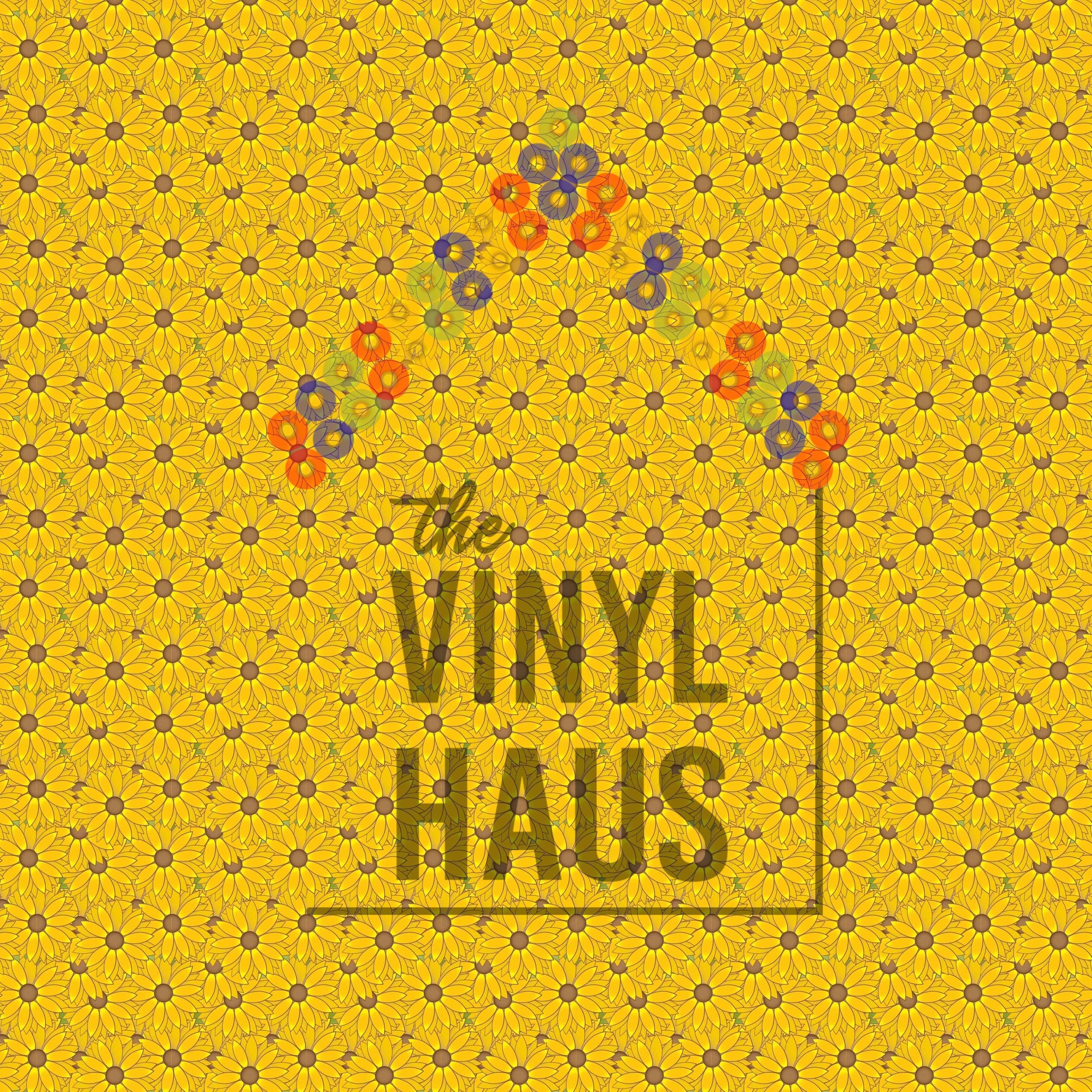 Sunflower Pattern Vinyl 12" x 12" - The Vinyl Haus