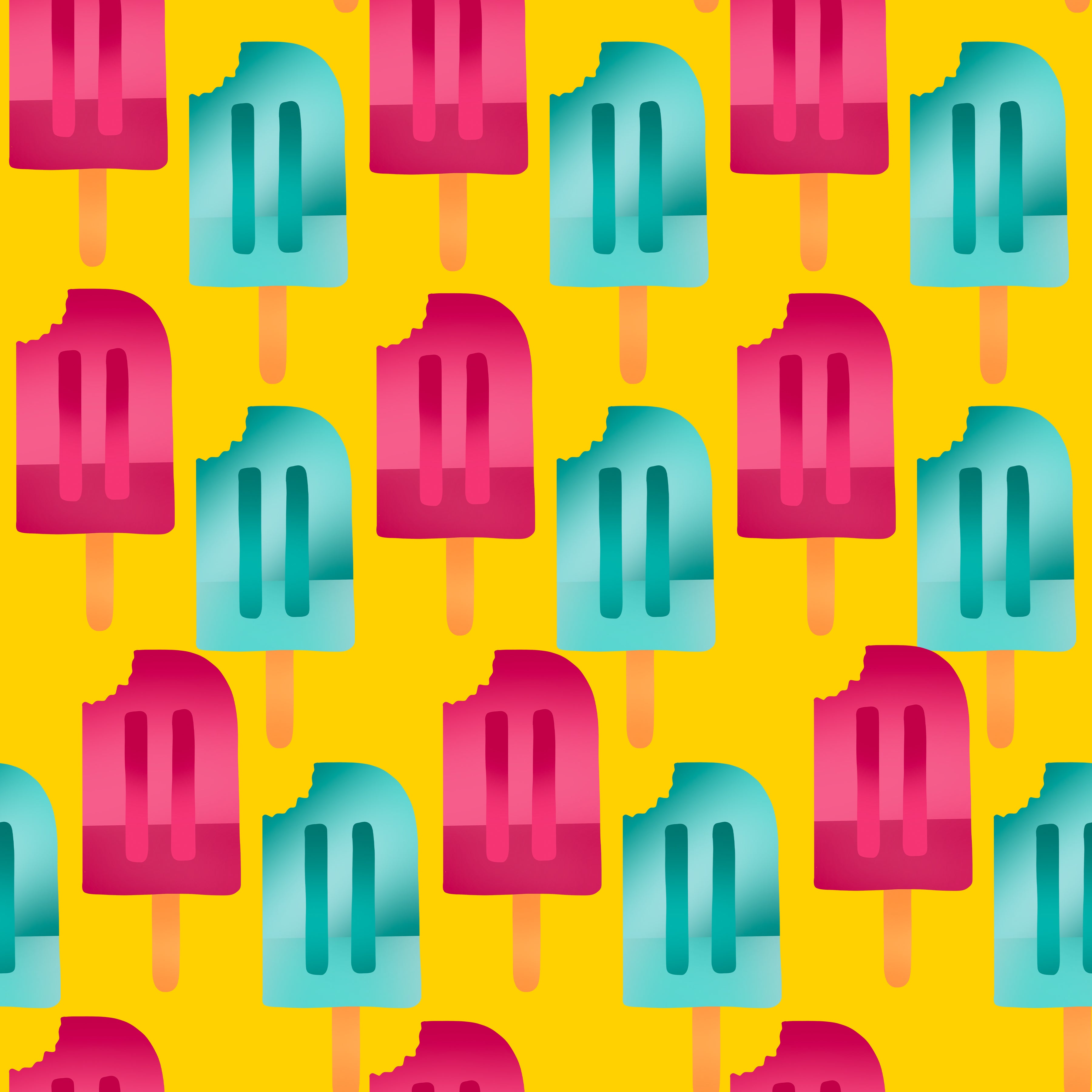 Popsicles Pattern Vinyl 12" x 12" - The Vinyl Haus