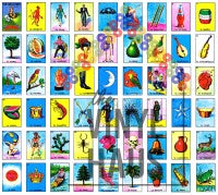 Loteria Bingo Card Pattern Vinyl 12" x 10" - The Vinyl Haus