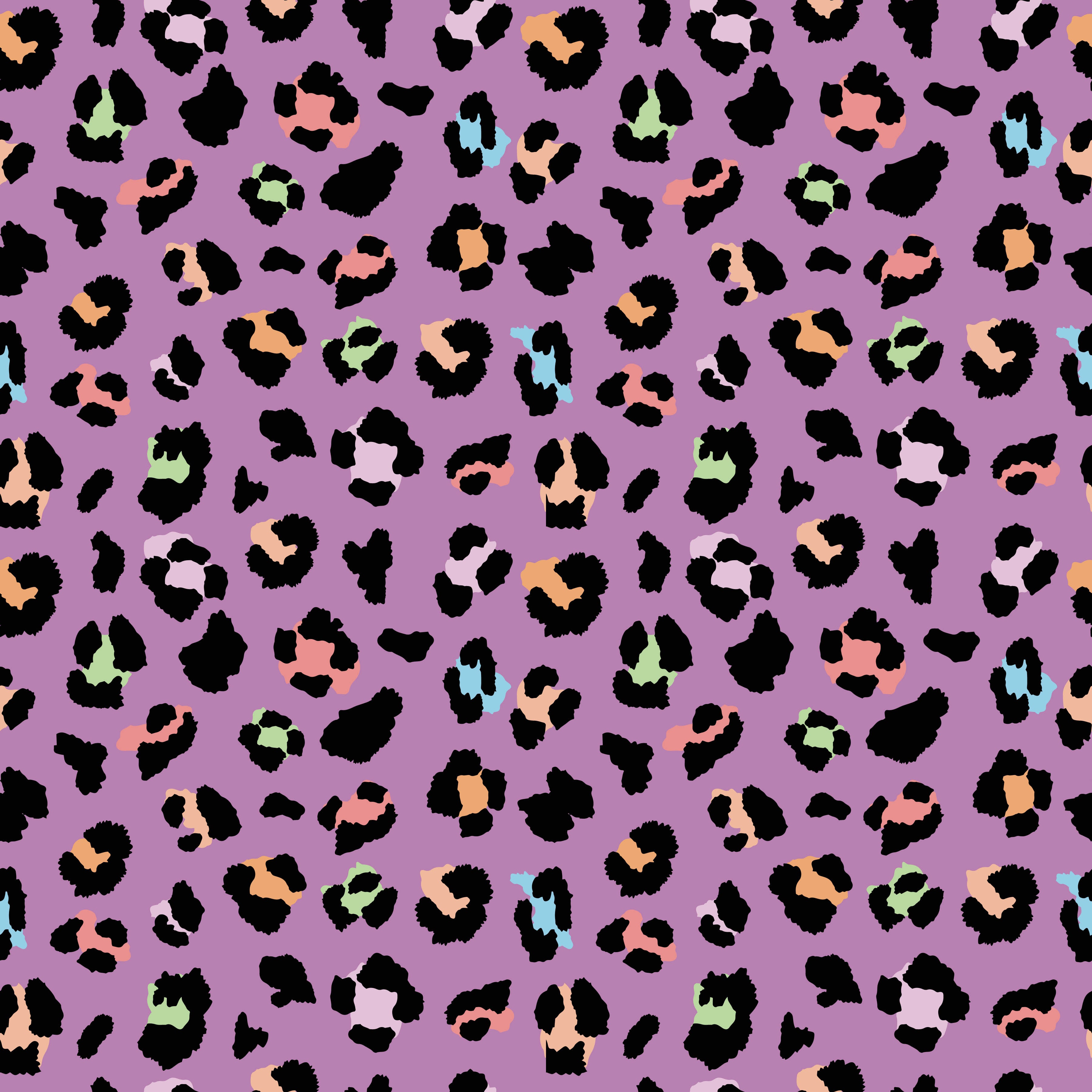 Purple Pastel Leopard Spots Pattern Vinyl 12" x 12" - The Vinyl Haus