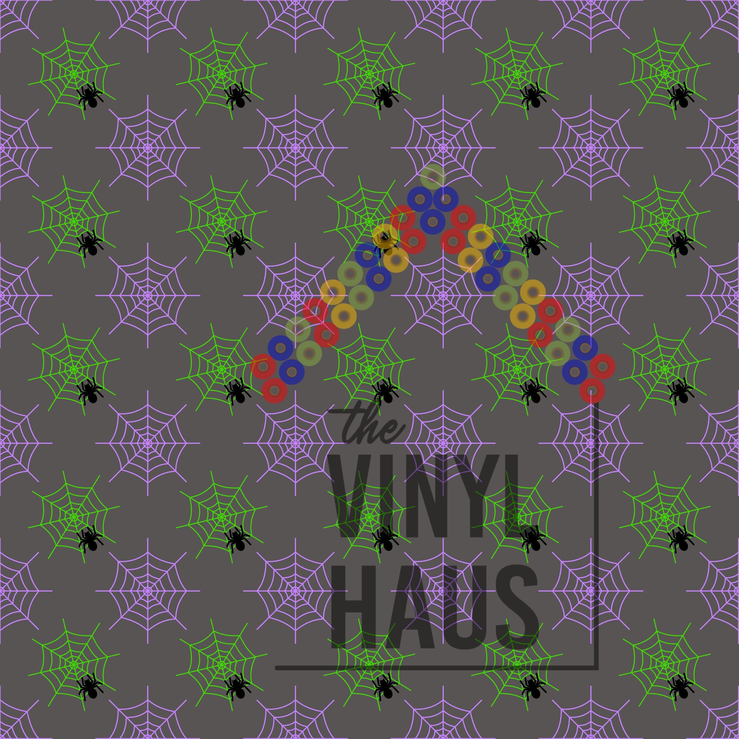 Spider Web Pattern Vinyl 12" x 12" - The Vinyl Haus