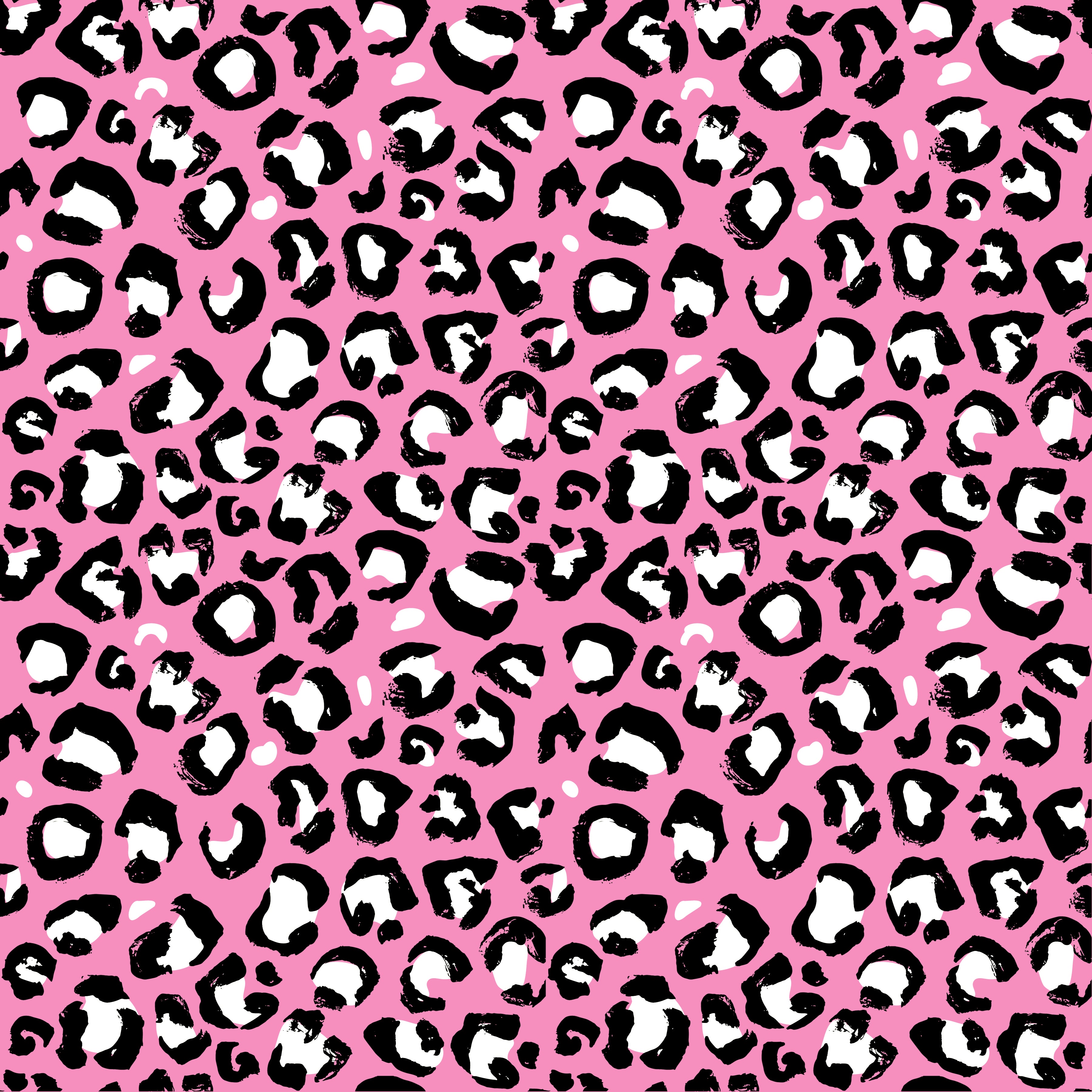 Light Pink Cheetah Print Pattern Vinyl 12" x 12" - The Vinyl Haus
