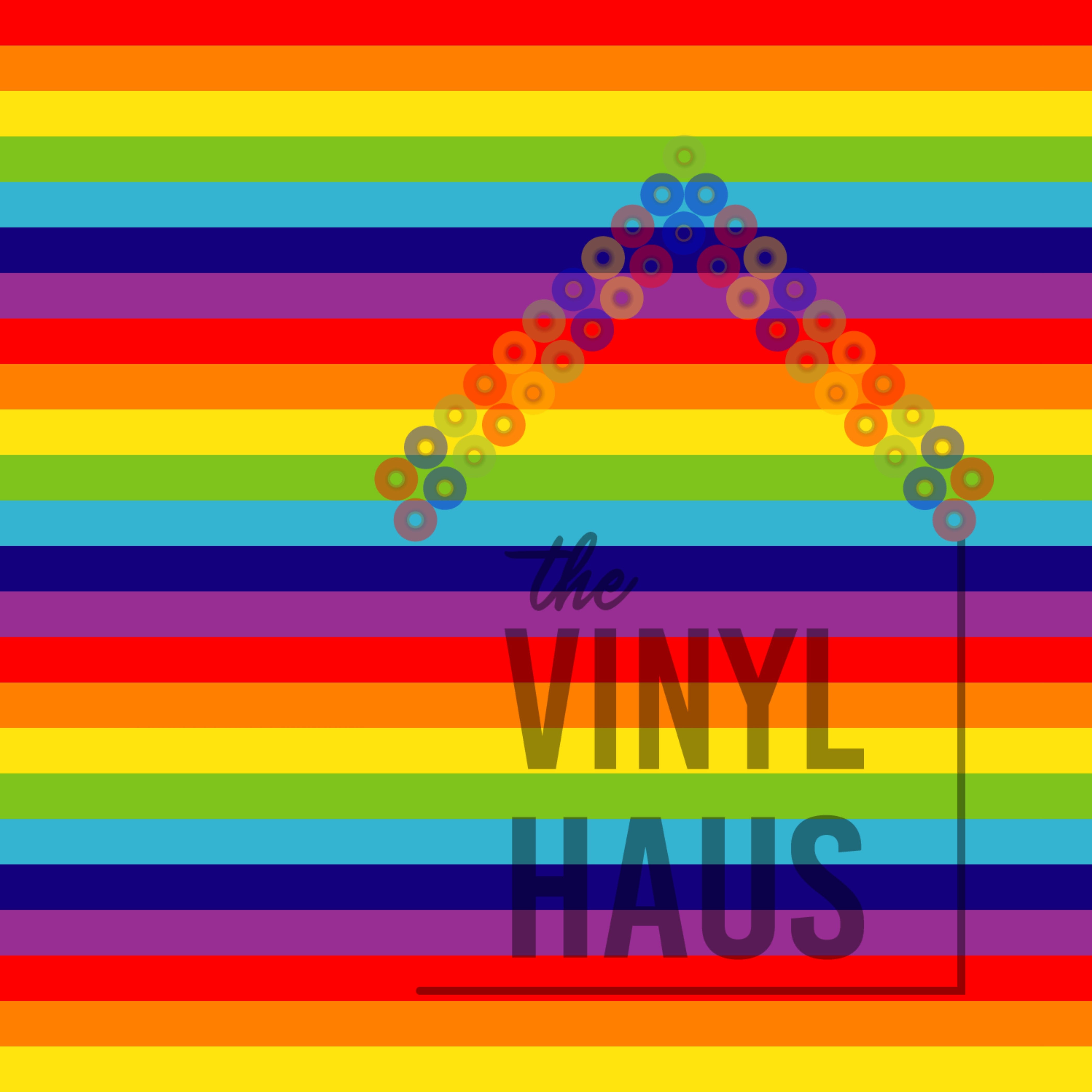Rainbow PRIDE Pattern Vinyl 12" x 12" - The Vinyl Haus