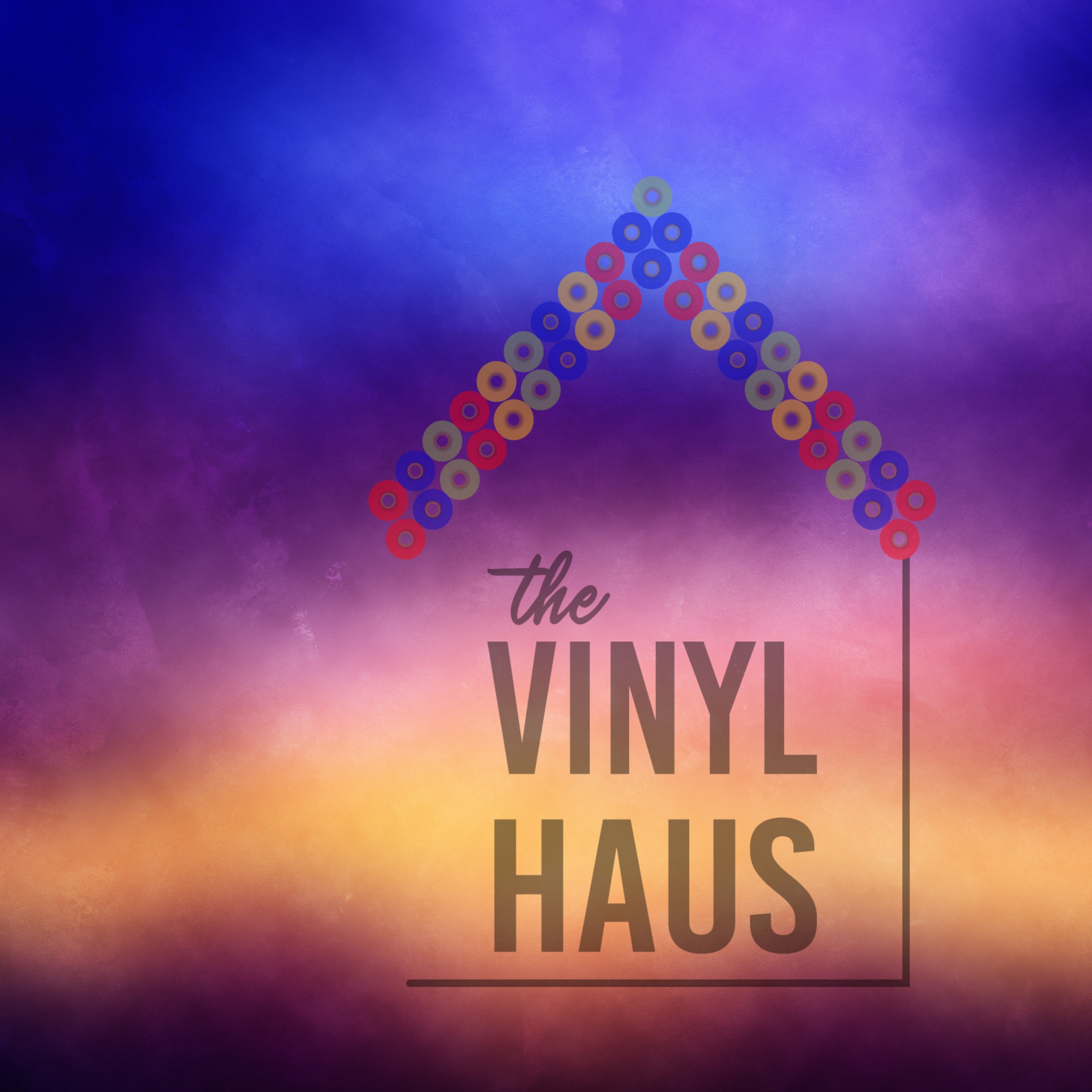 Blue Sunset  Pattern Vinyl 12" x 12" - The Vinyl Haus
