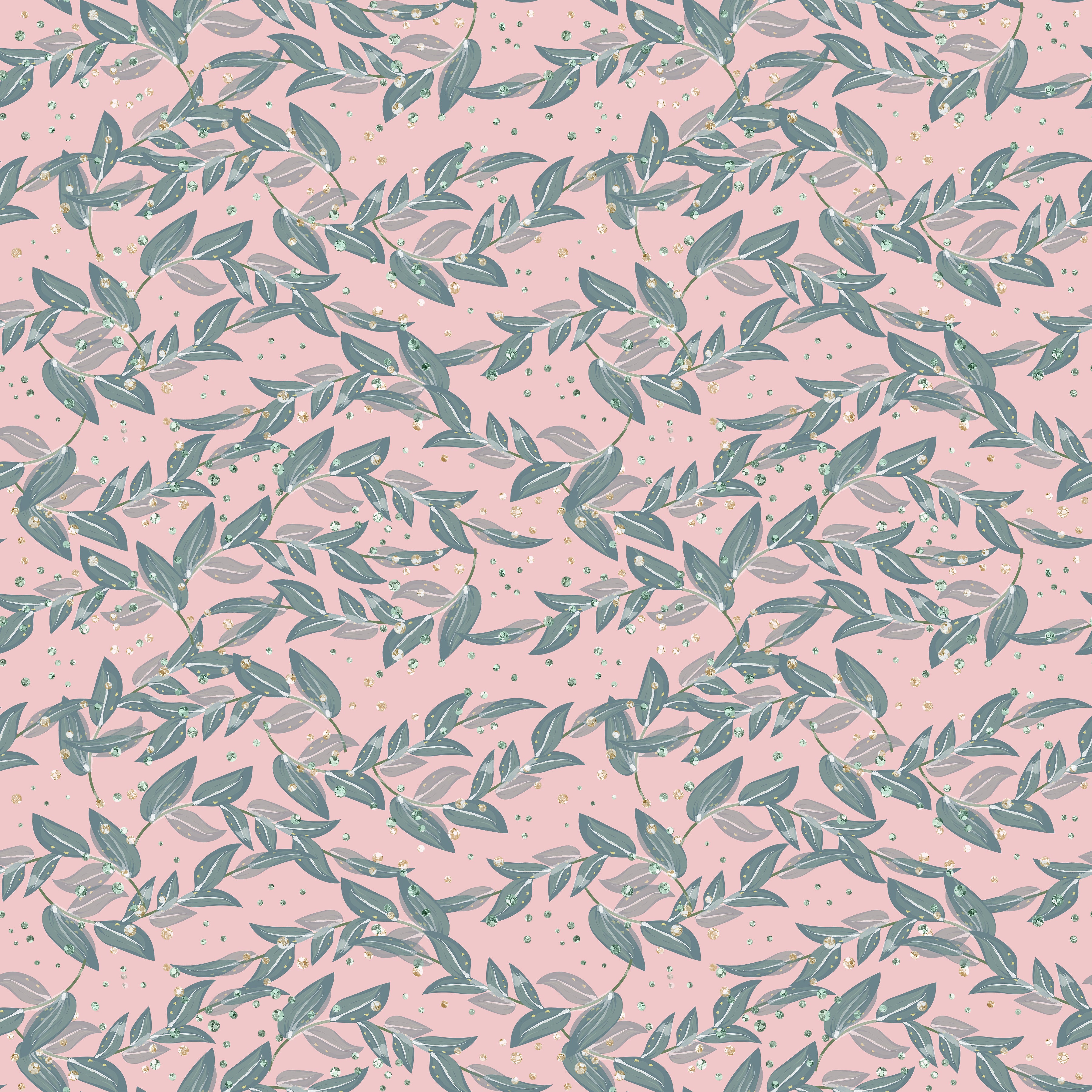 Girl Boss Vines Pattern Vinyl 12" x 12" - The Vinyl Haus