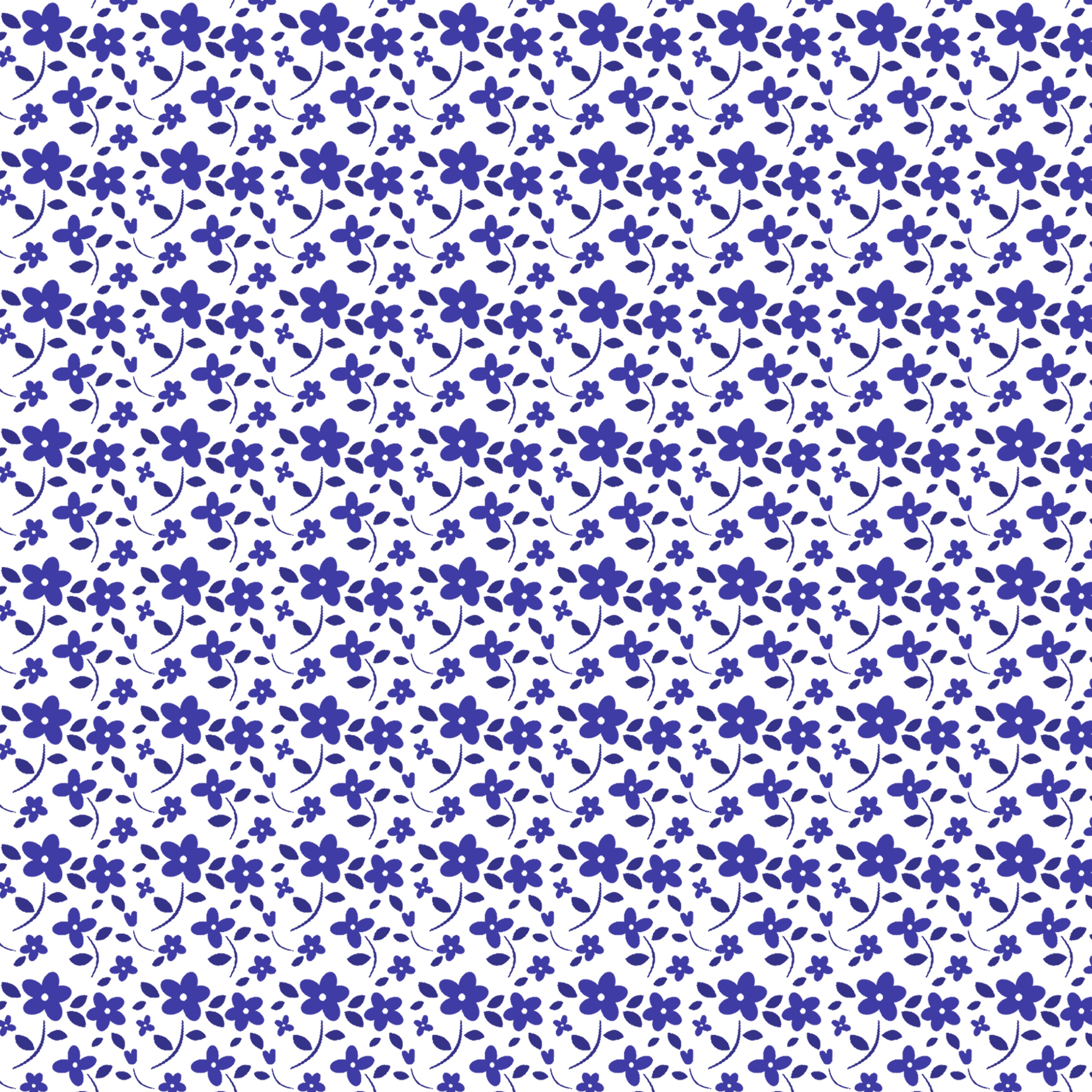 Small Purple Flowers Pattern Vinyl 12" x 12" - The Vinyl Haus