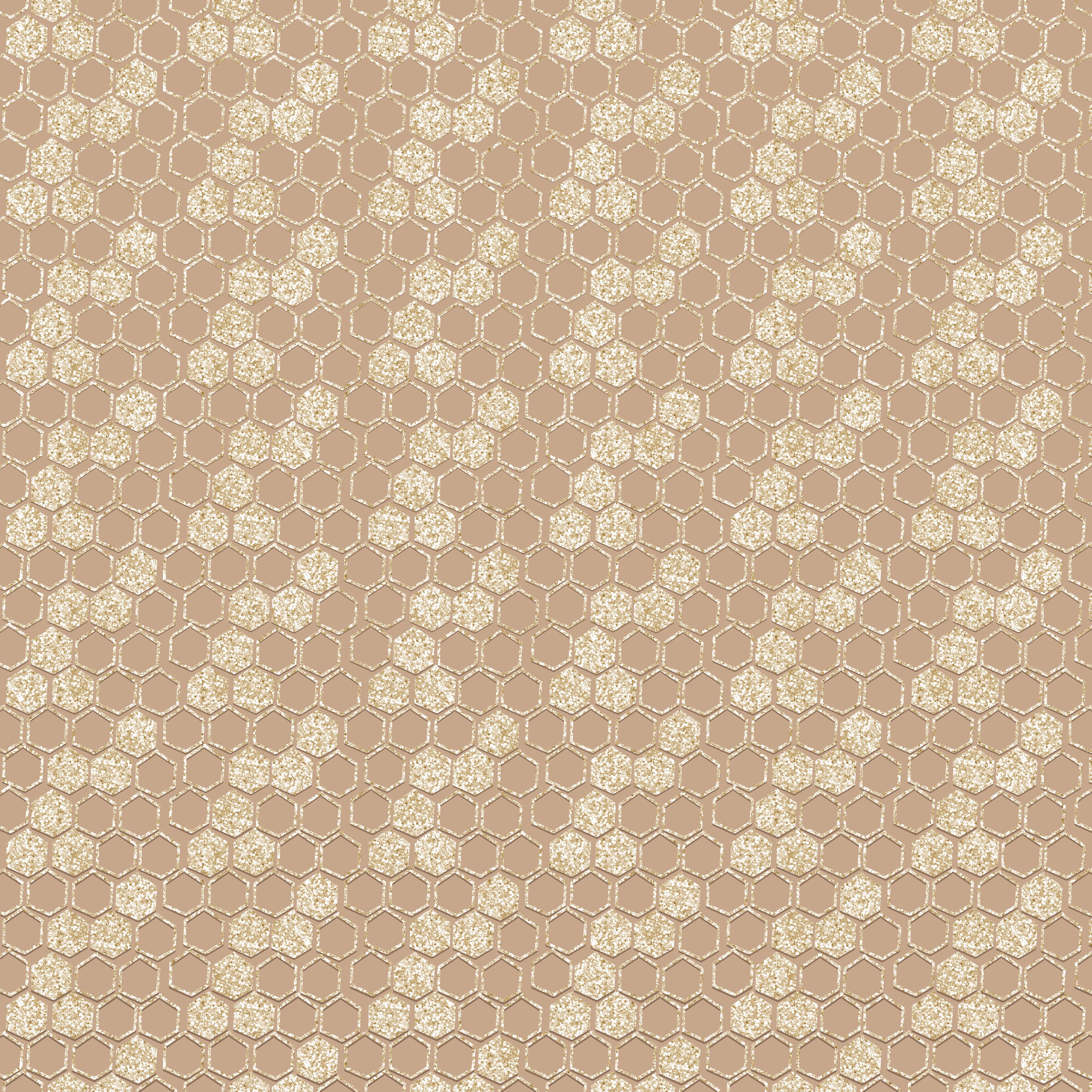 Golden Honeycomb Pattern Vinyl 12" x 12" - The Vinyl Haus