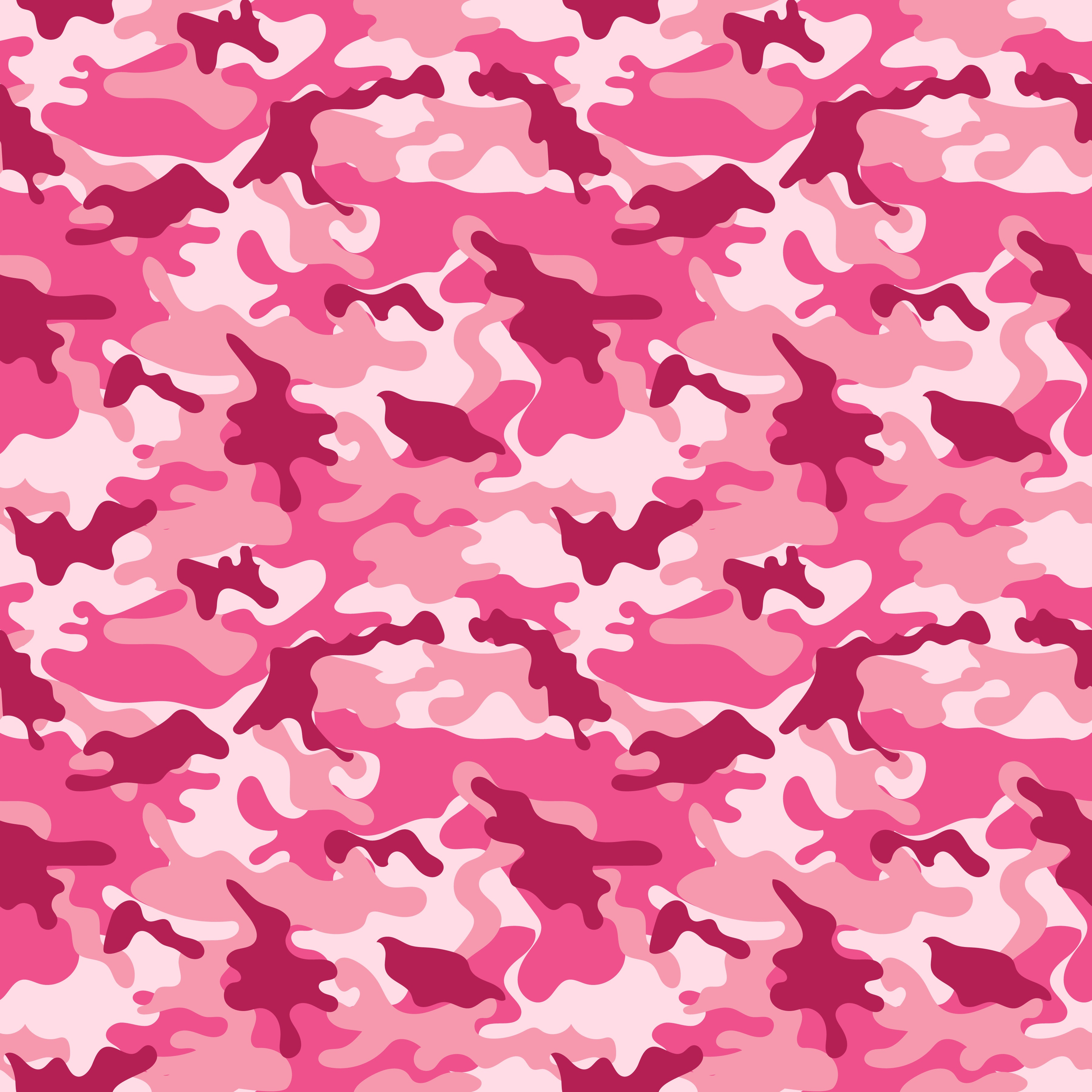 Shades of Pink Camouflage Pattern Vinyl 12" x 12" - The Vinyl Haus