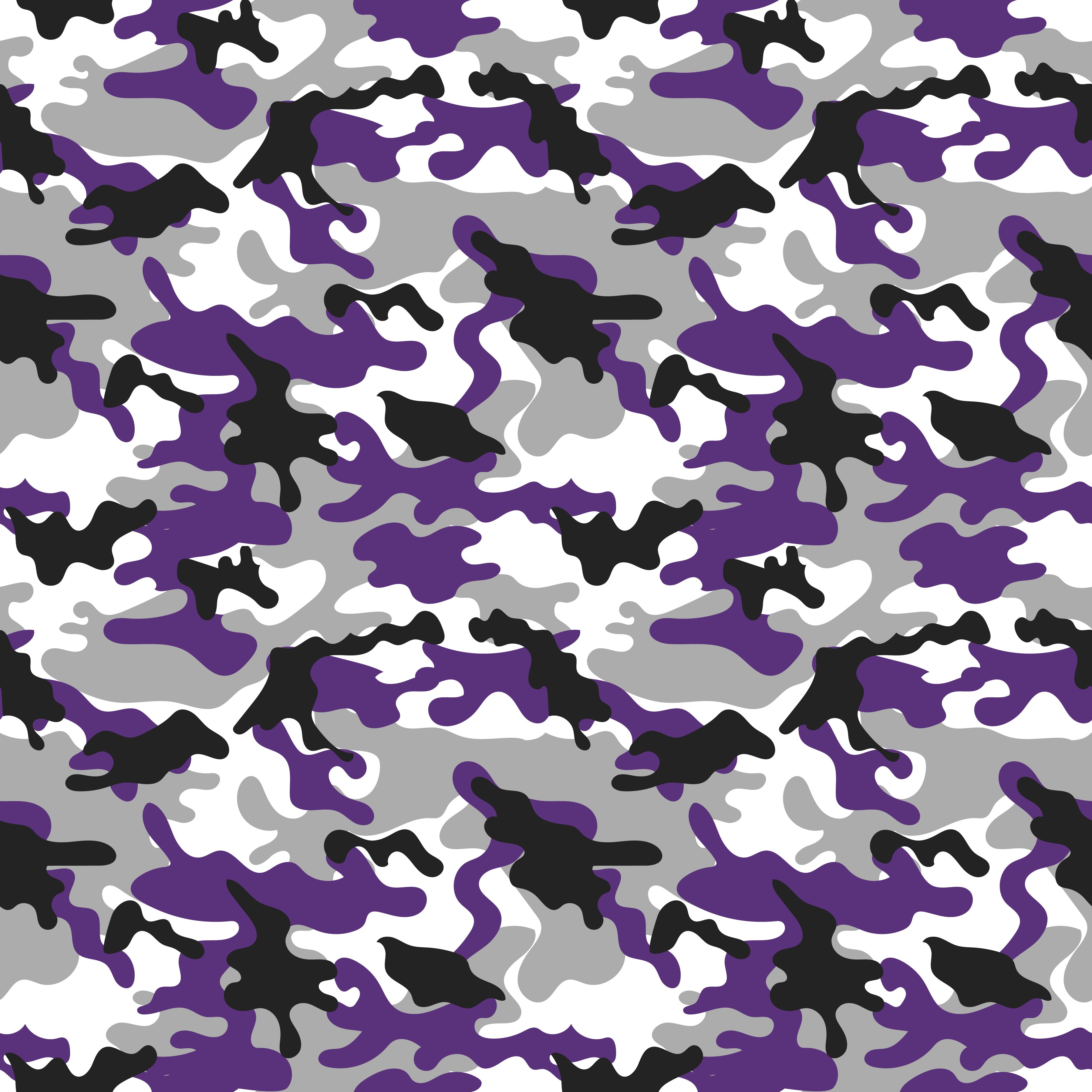 Purple and Grey Camouflage Pattern Vinyl 12" x 12" - The Vinyl Haus