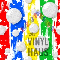 Golf Colorful Pattern Vinyl 12" x 12" - The Vinyl Haus