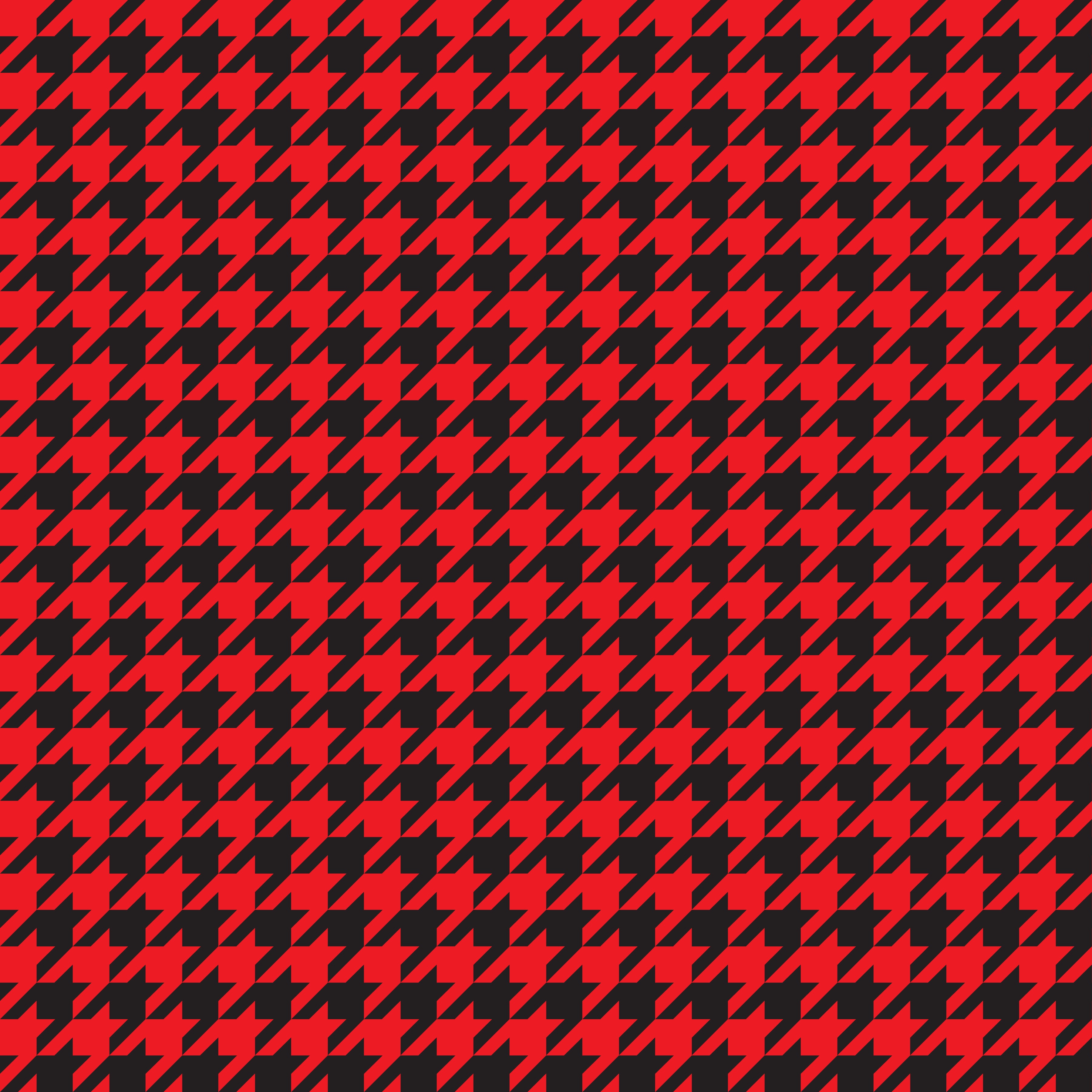 Red Hounds Tooth Pattern Vinyl 12" x 12" - The Vinyl Haus