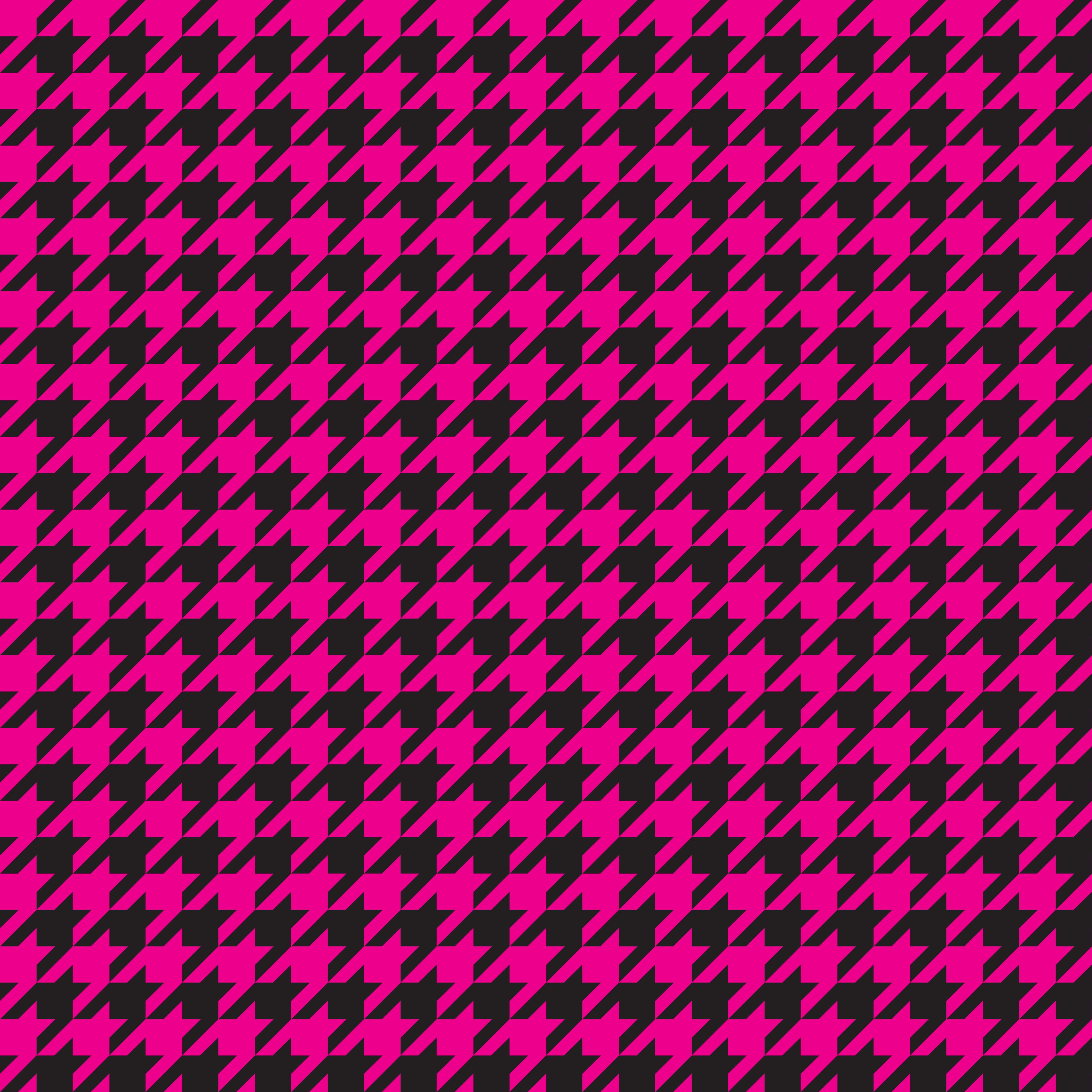 Hot Pink Hounds Tooth Pattern Vinyl 12" x 12" - The Vinyl Haus