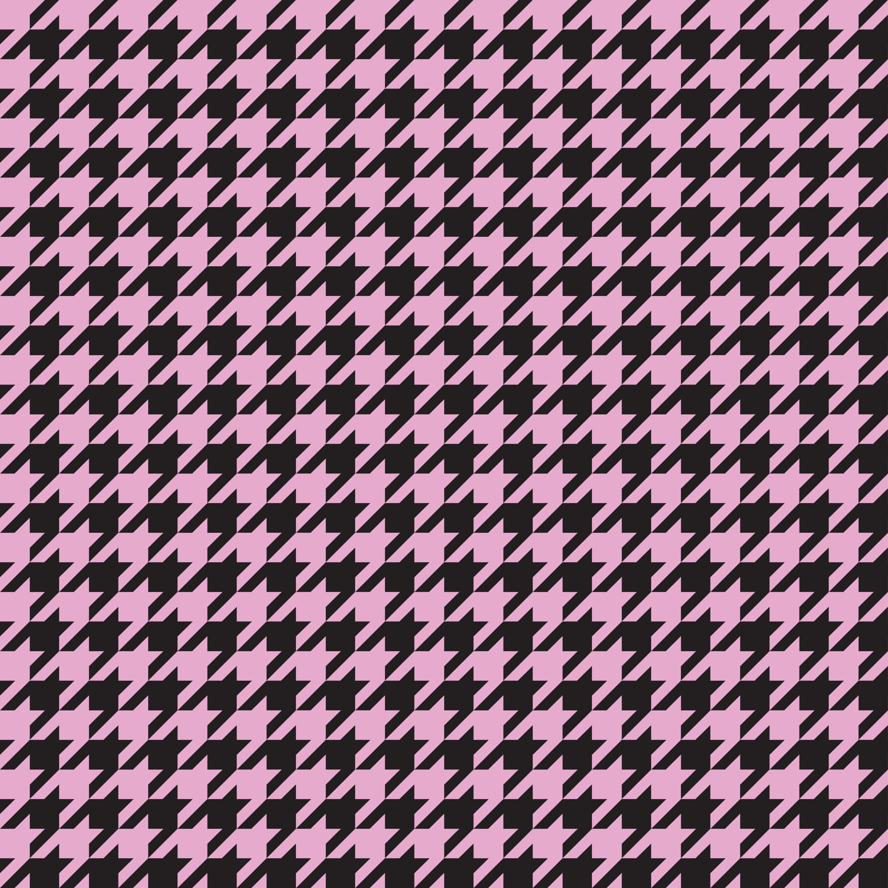 Pink Hounds Tooth Pattern Vinyl 12" x 12" - The Vinyl Haus