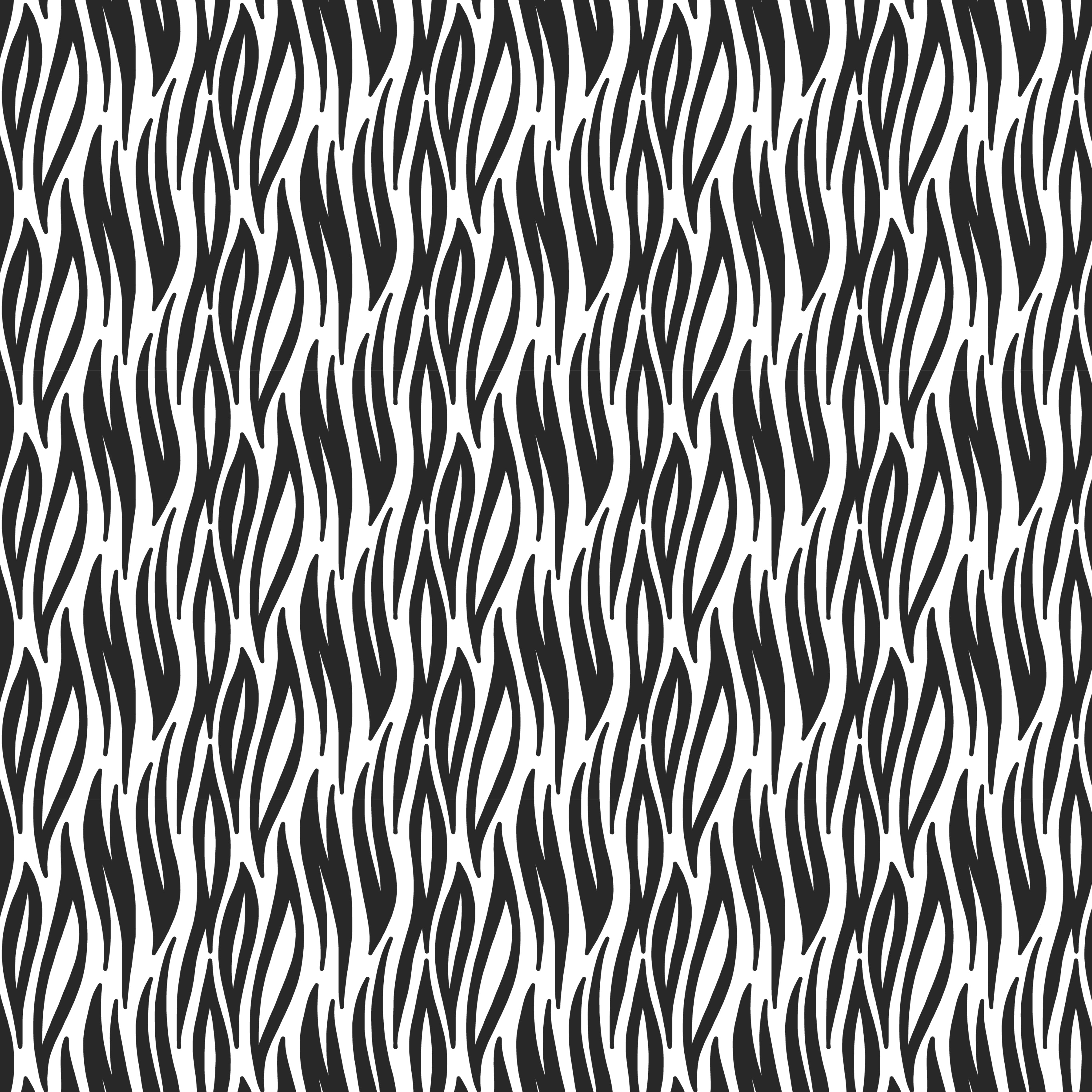 Wavy Zebra Pattern Vinyl 12" x 12" - The Vinyl Haus