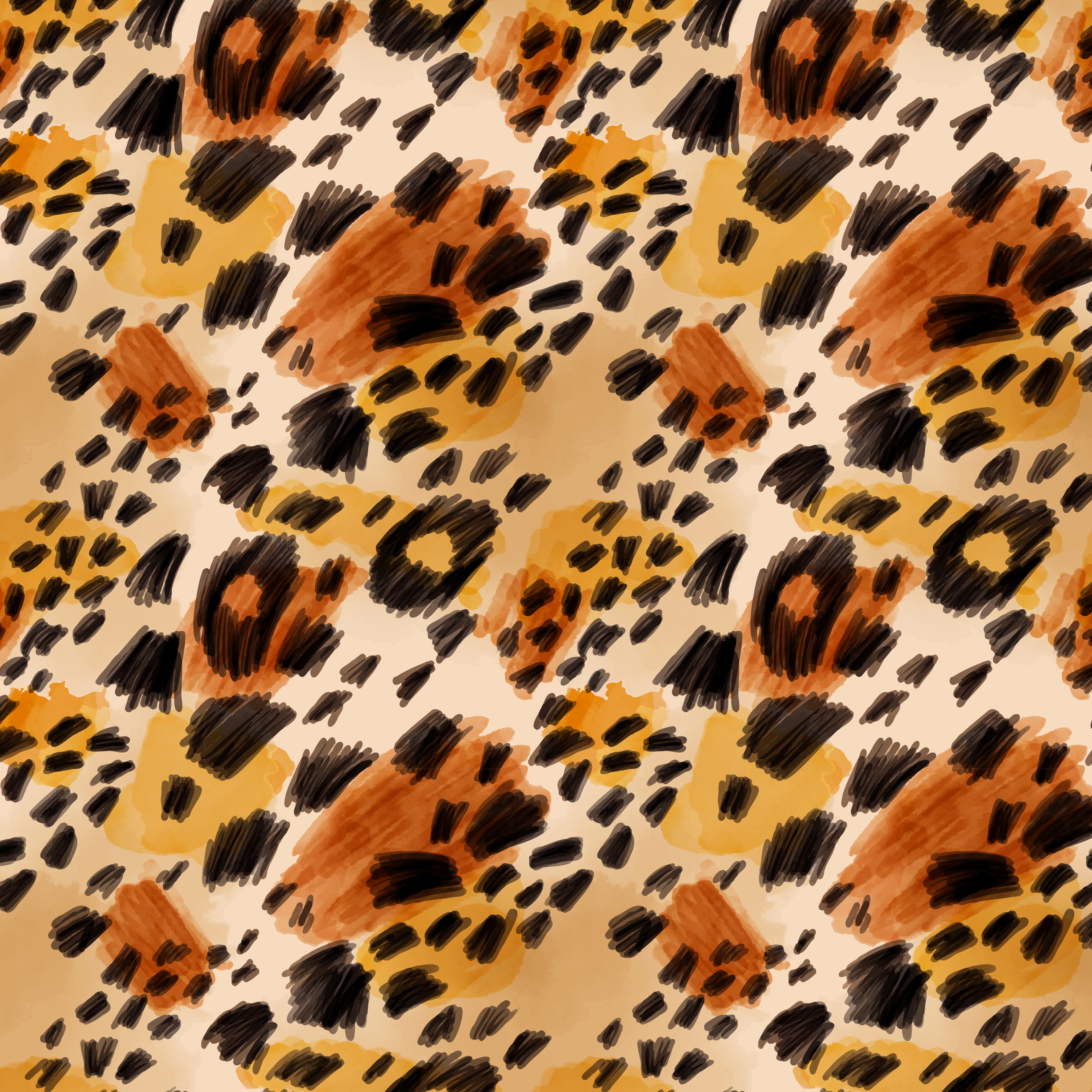 Abstract Cheetah Pattern Vinyl 12" x 12" - The Vinyl Haus