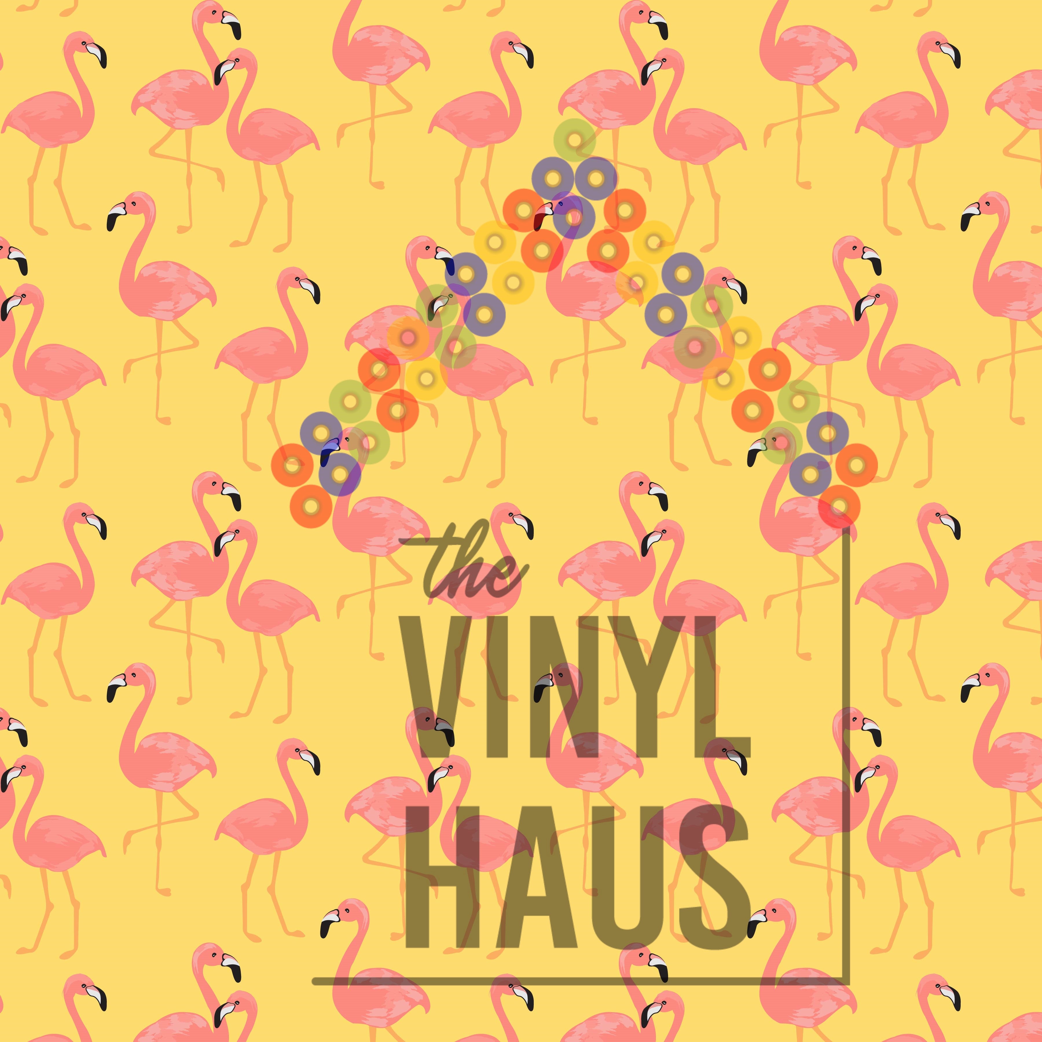 Flamingo Pattern Vinyl 12" x 12" - The Vinyl Haus