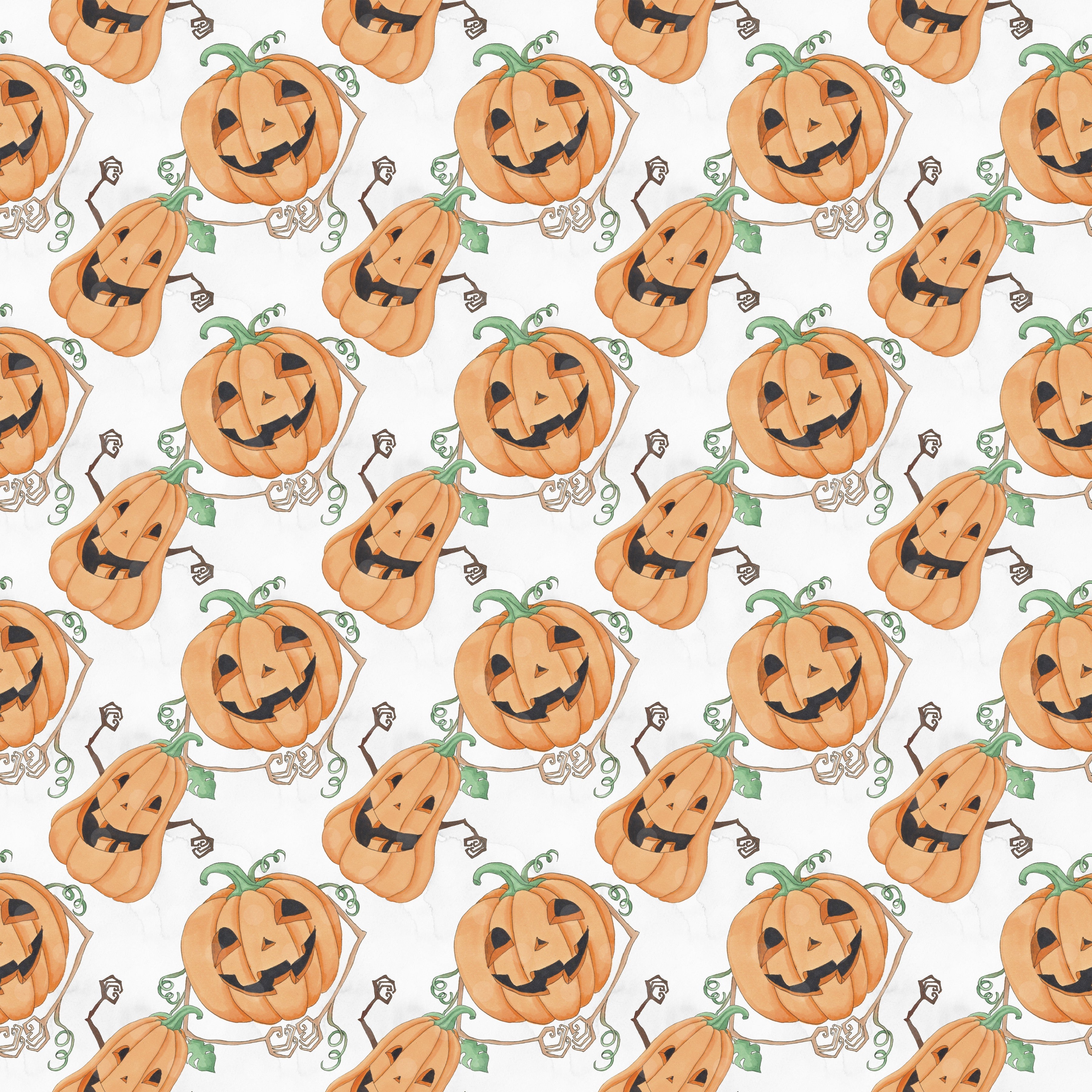 Spooky Pumpkins Pattern Vinyl 12" x 12" - The Vinyl Haus