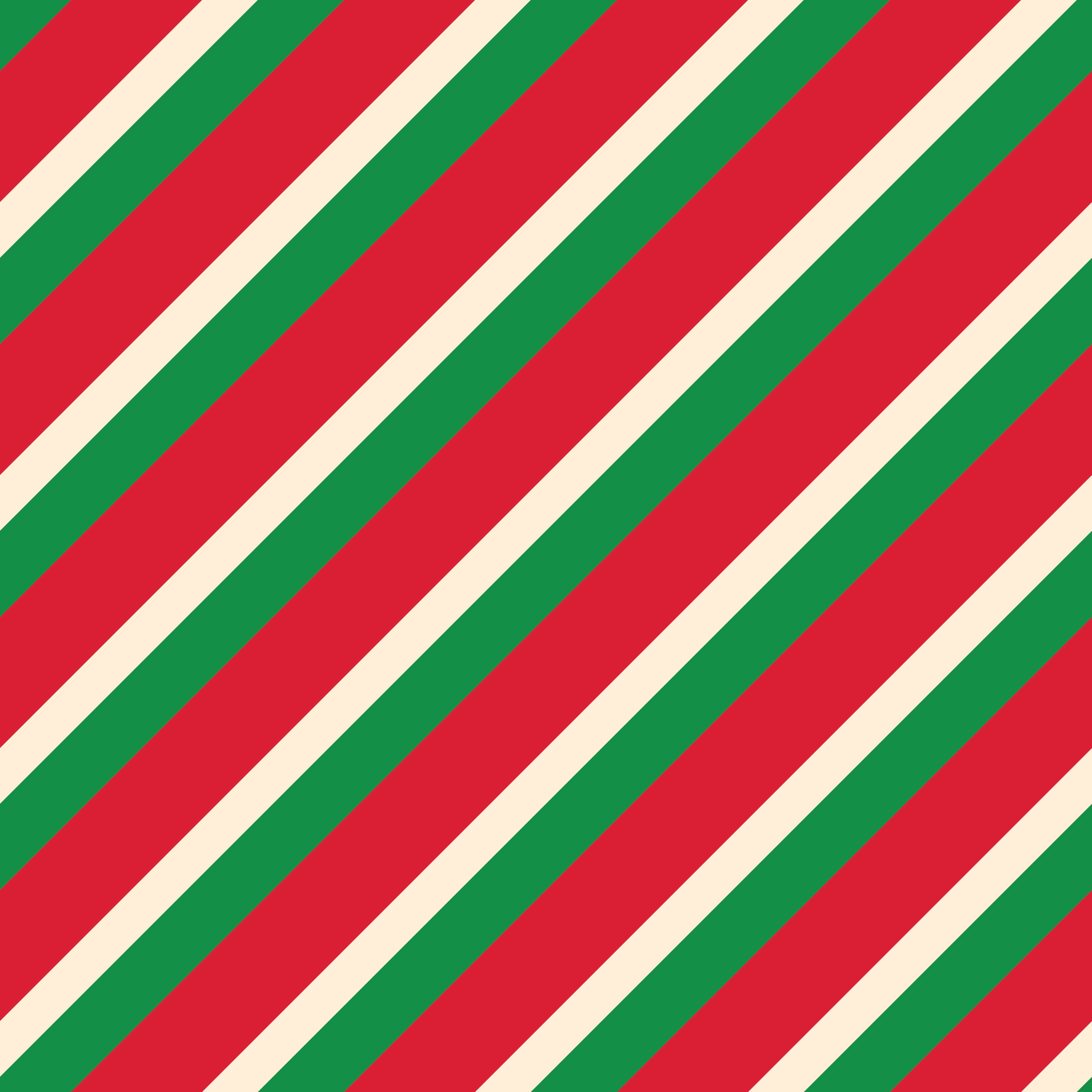 Red Green and White Diagonal Stripes Patterned Vinyl 12" x 12" - The Vinyl Haus