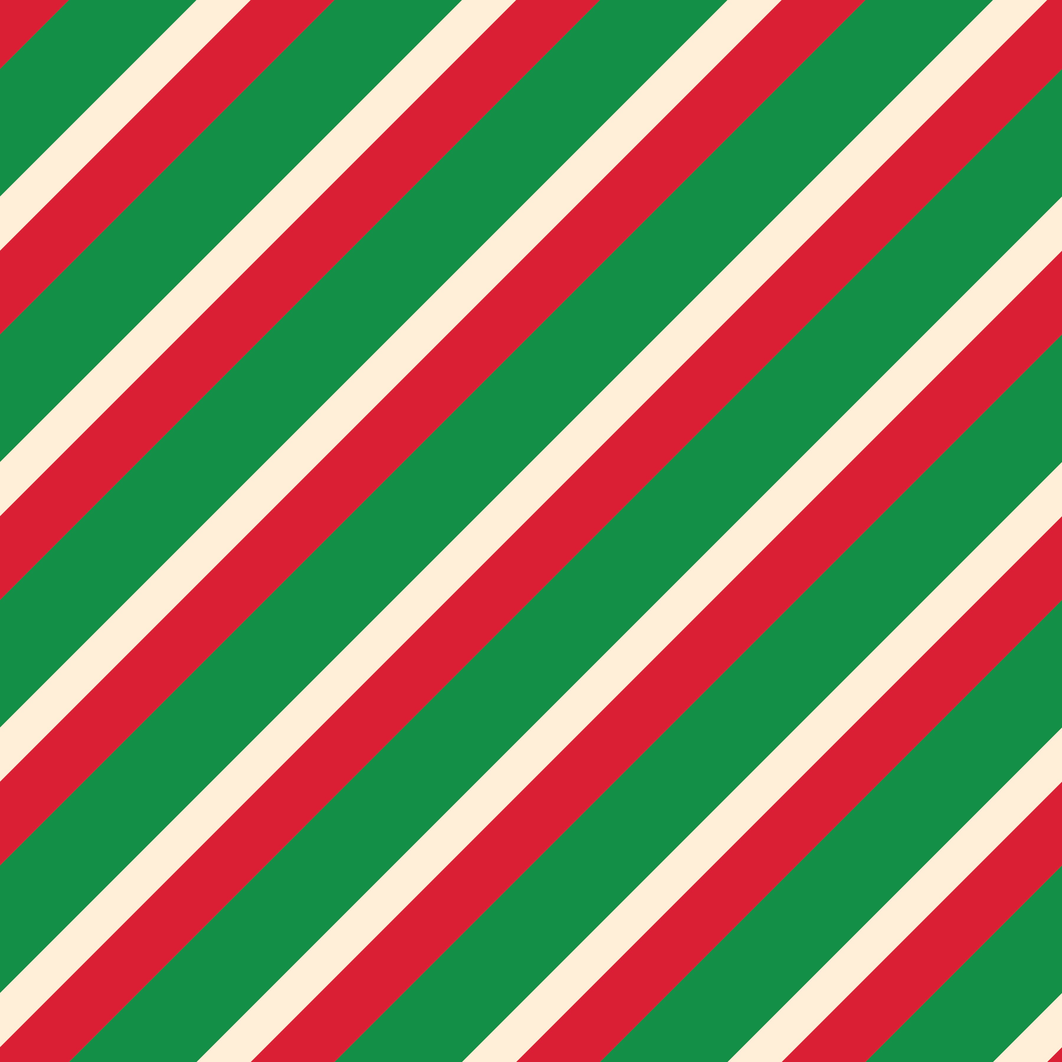 Green Red and White Diagonal Stripes Patterned Vinyl 12" x 12" - The Vinyl Haus