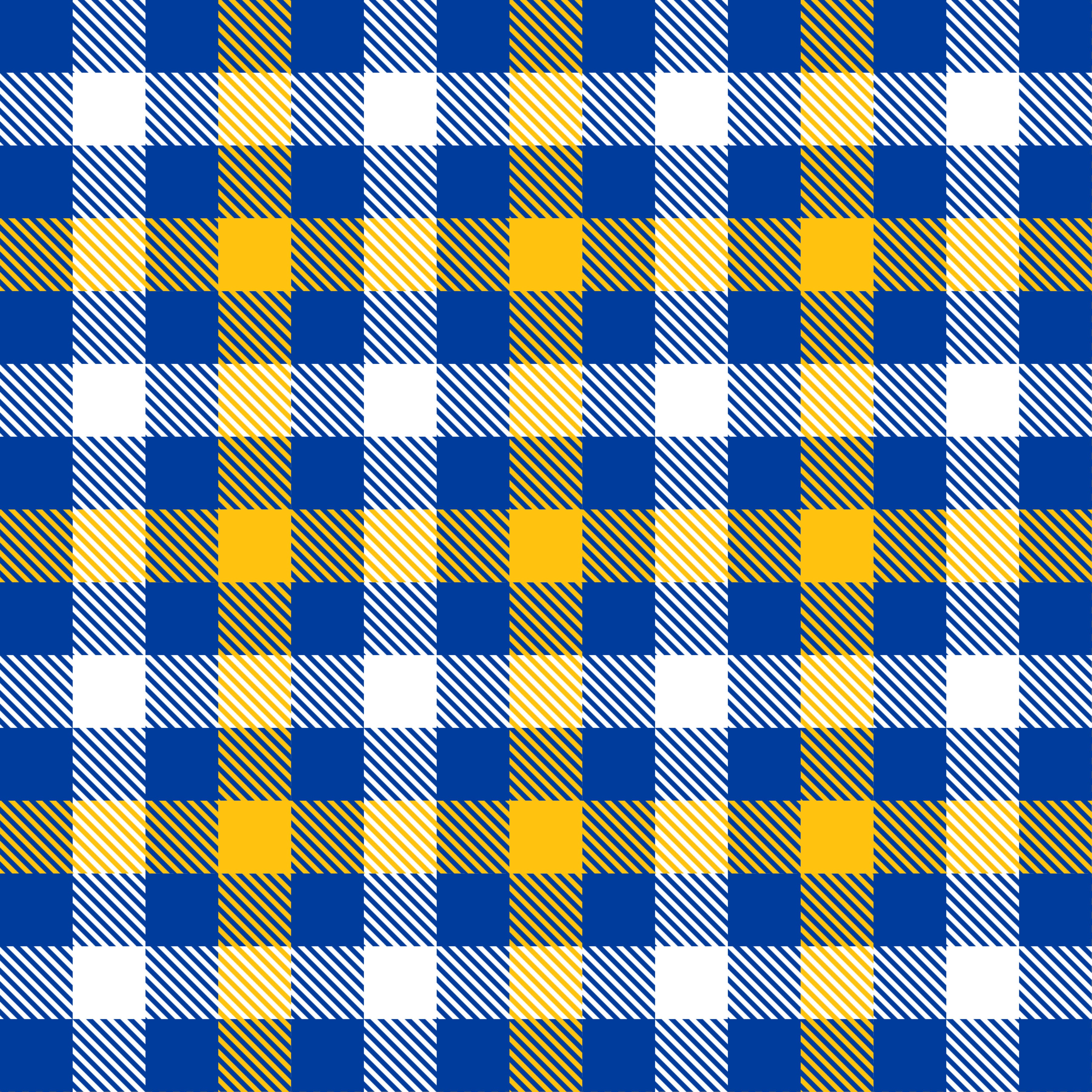 Blue and Yellow Plaid Patterned Vinyl 12" x 12" - The Vinyl Haus