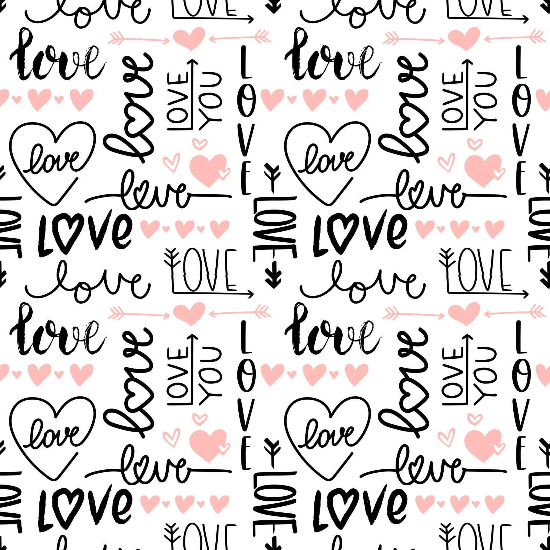 Valentine Graffiti Patterned Vinyl 12" x 12" - The Vinyl Haus