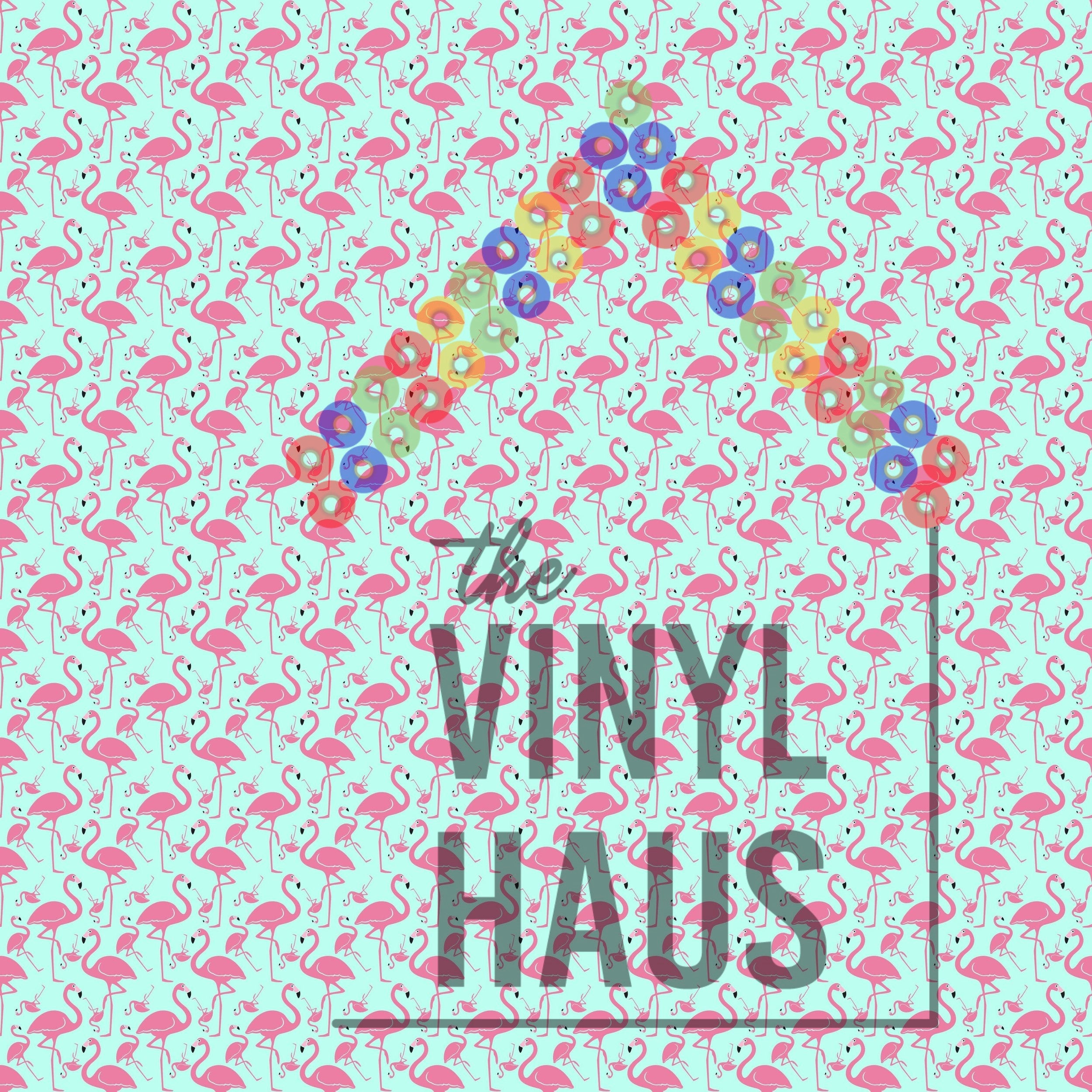 Flamingo Pattern Vinyl 12" x 12" - The Vinyl Haus