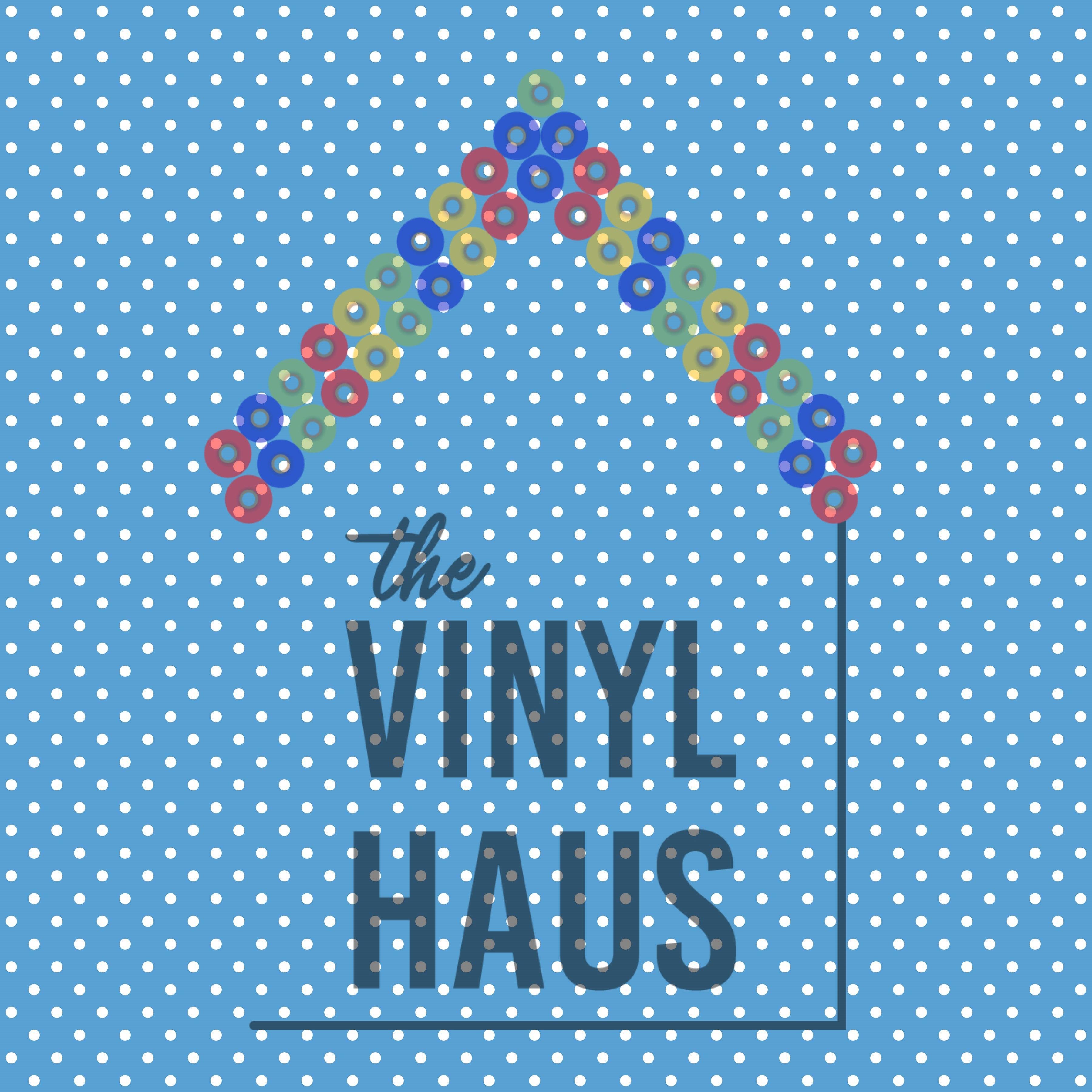 Blue Polka Dot Pattern Vinyl 12" x 12" - The Vinyl Haus