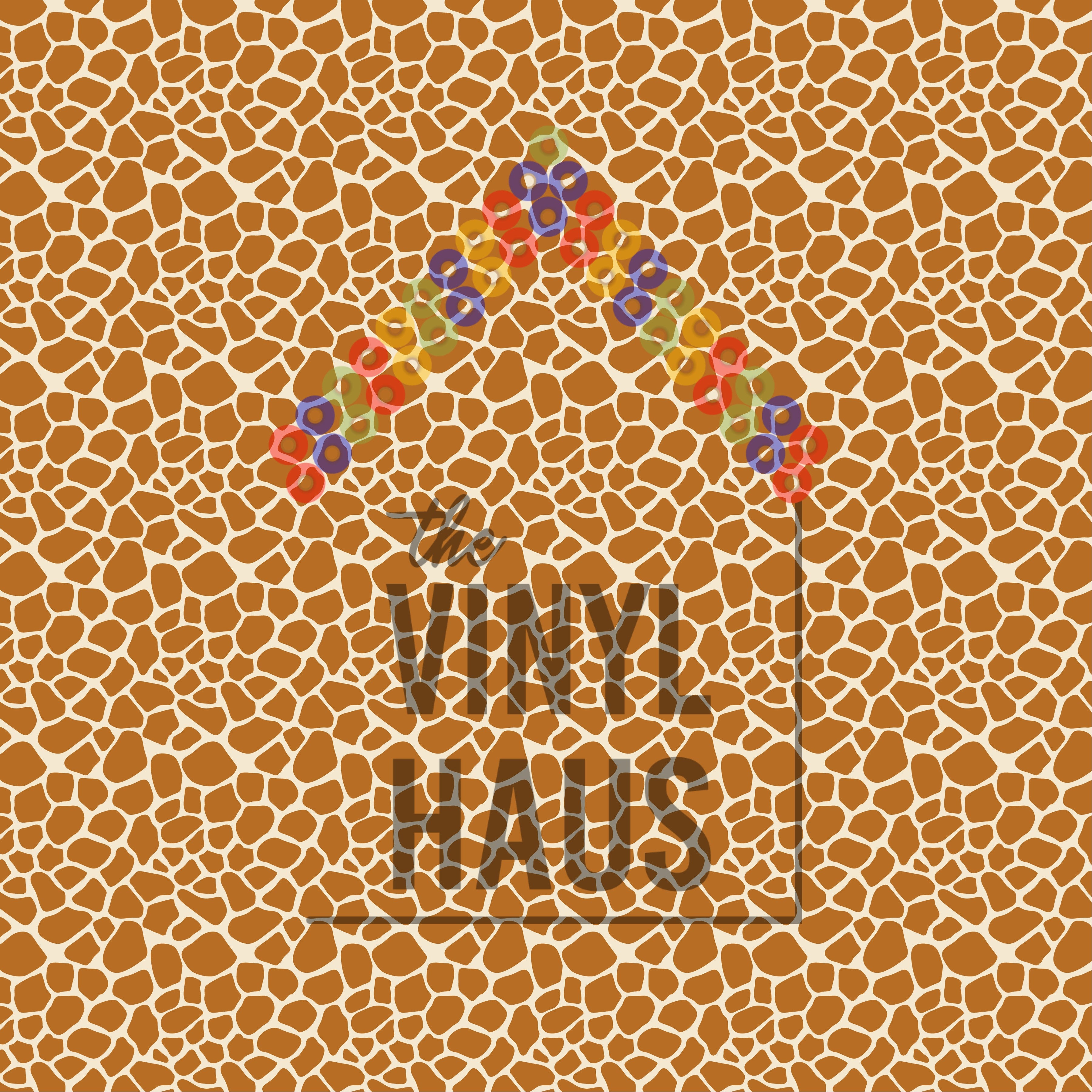Giraffe Pattern Vinyl 12" x 12" - The Vinyl Haus