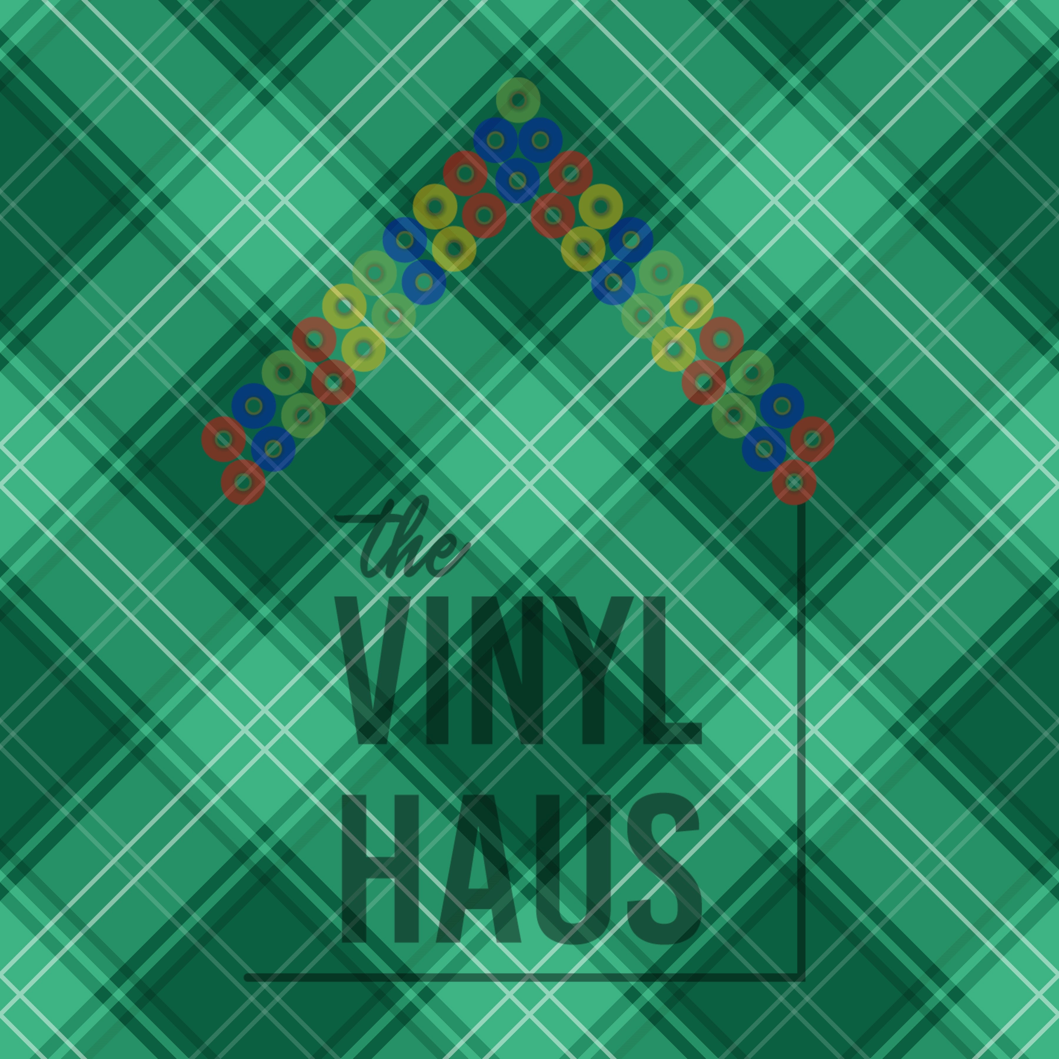 Green Plaid Pattern Vinyl 12" x 12" - The Vinyl Haus