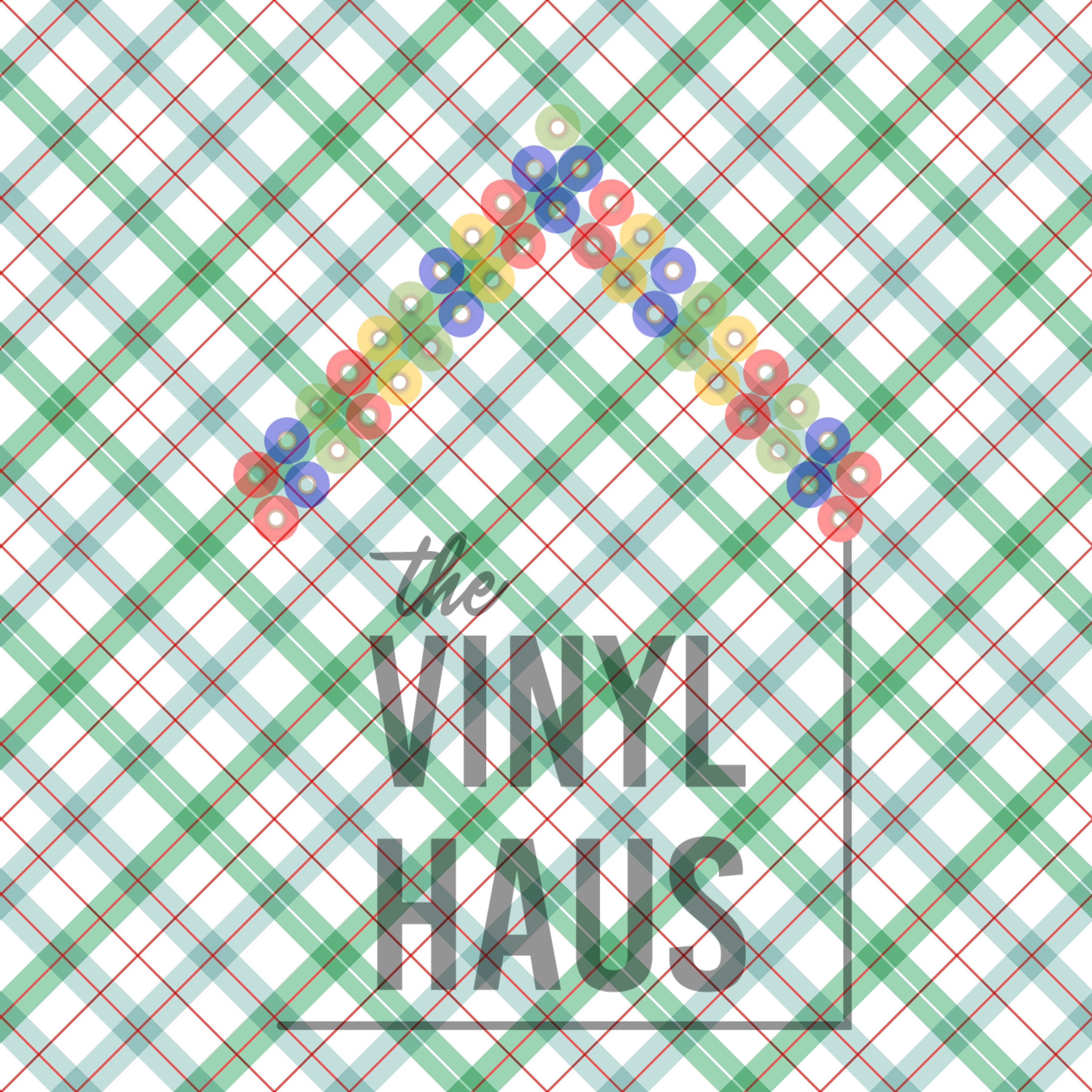 Green Plaid Pattern Vinyl 12" x 12" - The Vinyl Haus