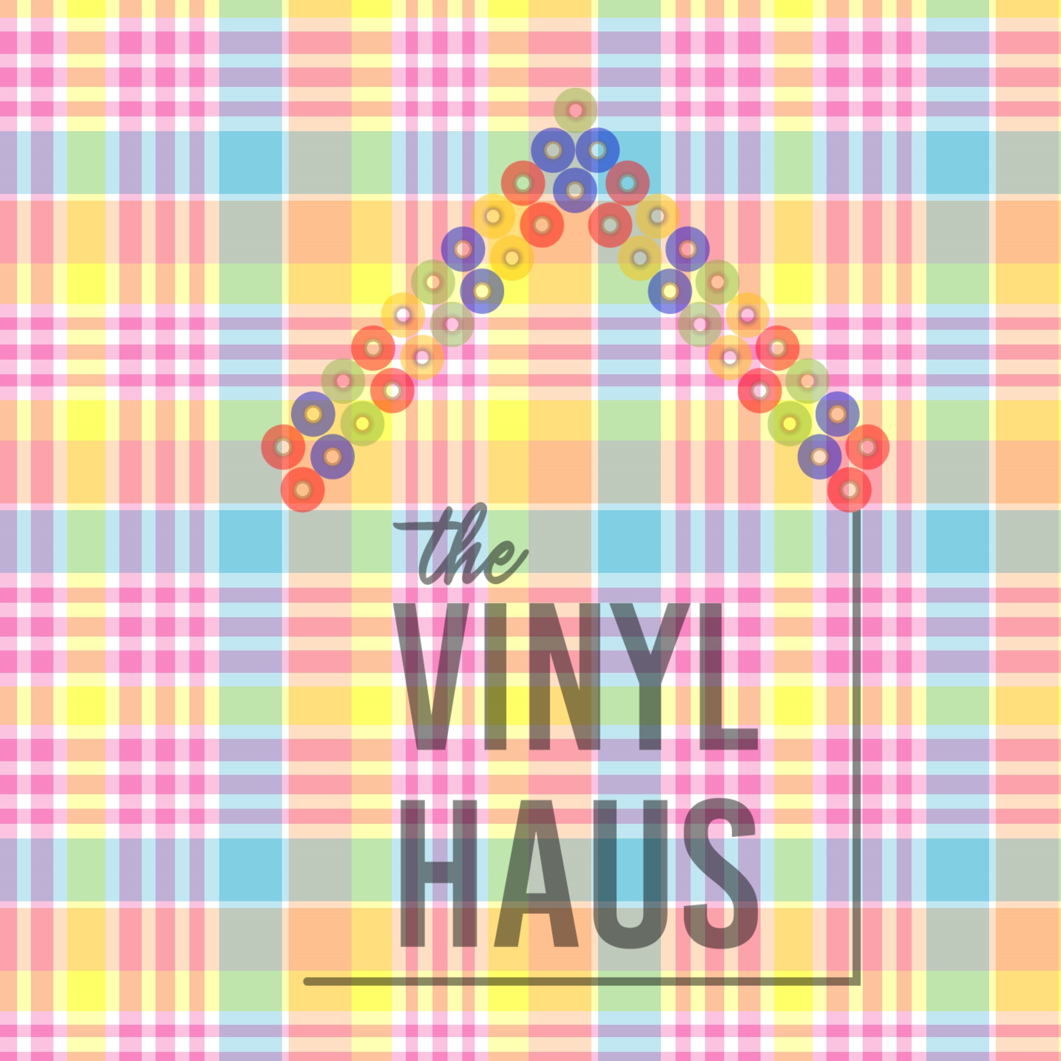 Spring Plaid Pattern Vinyl 12" x 12" - The Vinyl Haus