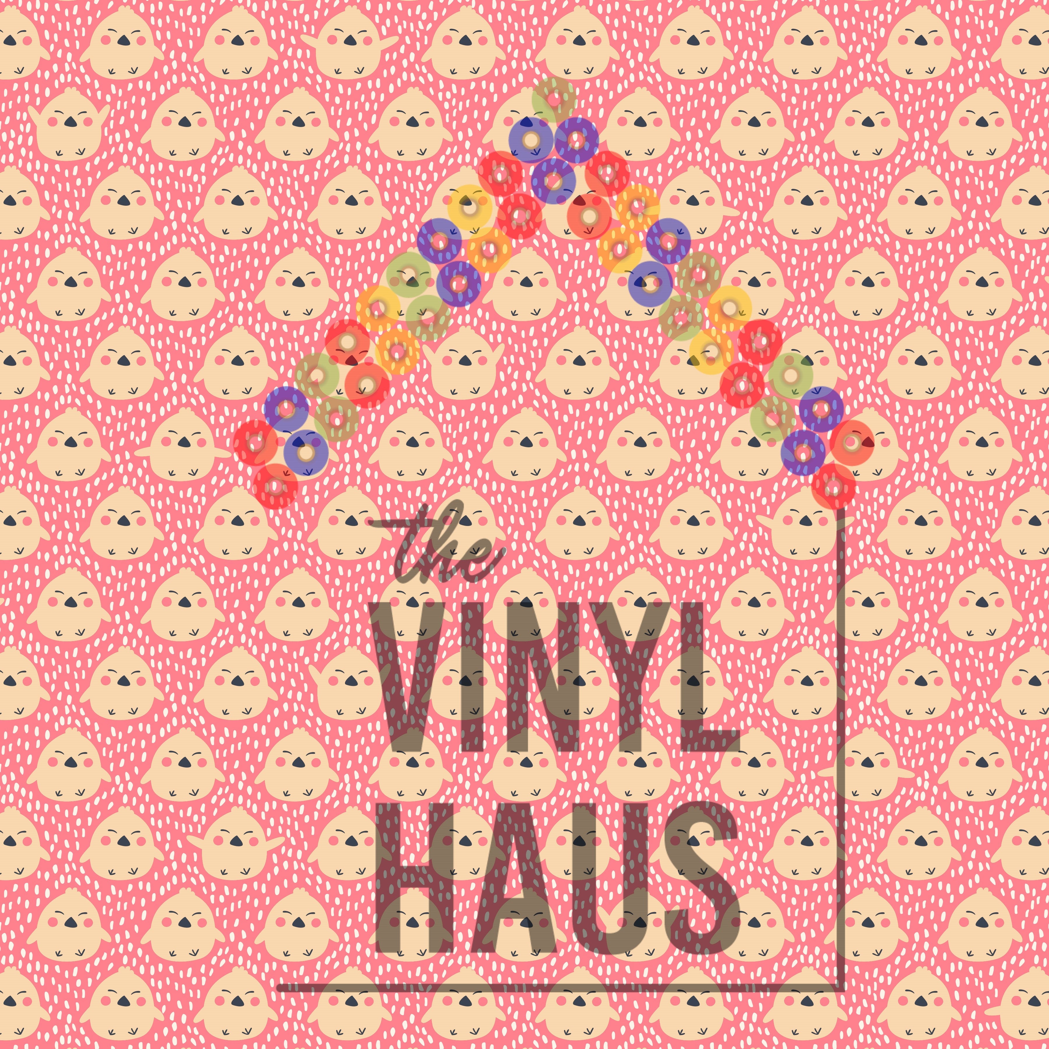 Easter Chicks Pattern Vinyl 12" x 12" - The Vinyl Haus