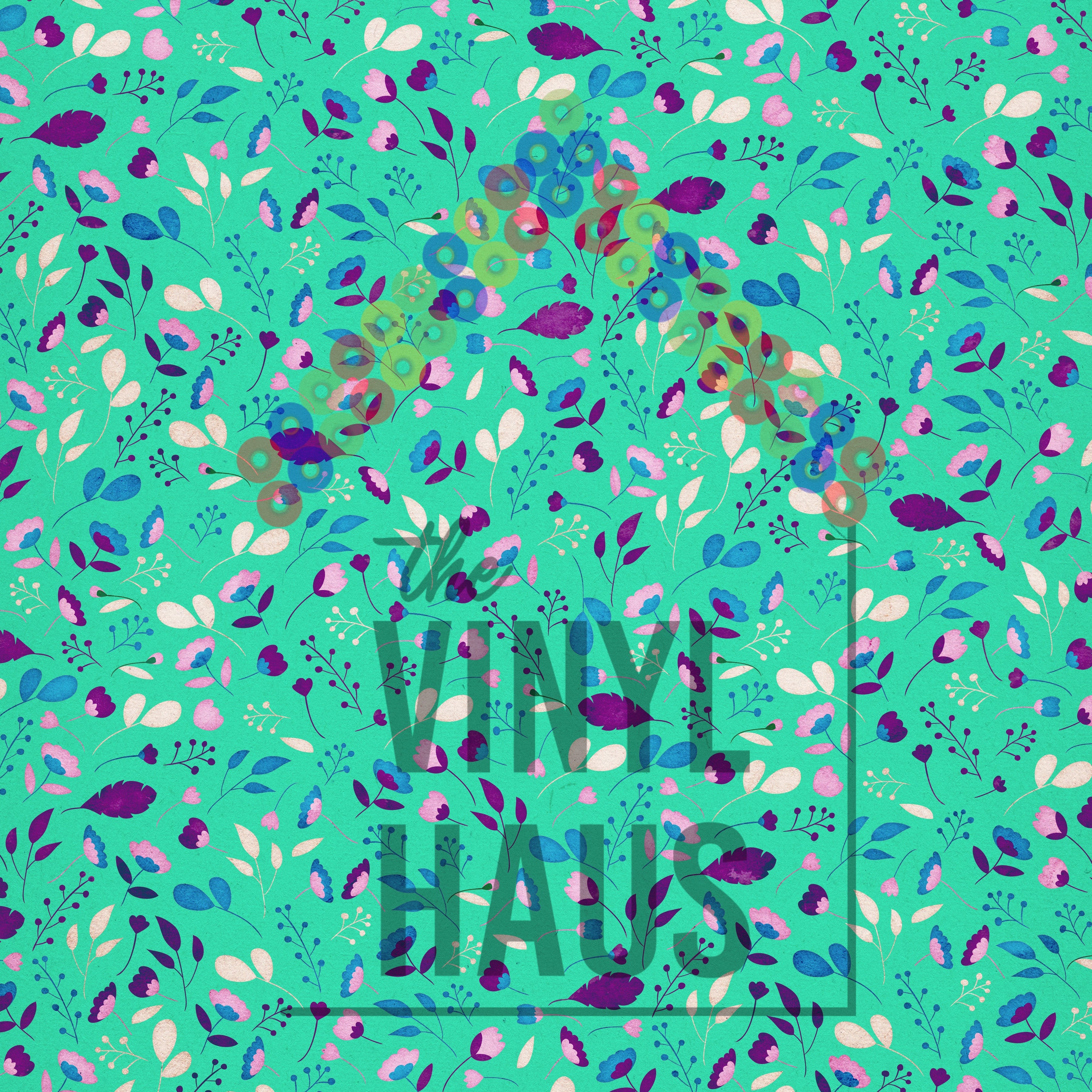 Easter Floral Pattern Vinyl 12" x 12" - The Vinyl Haus