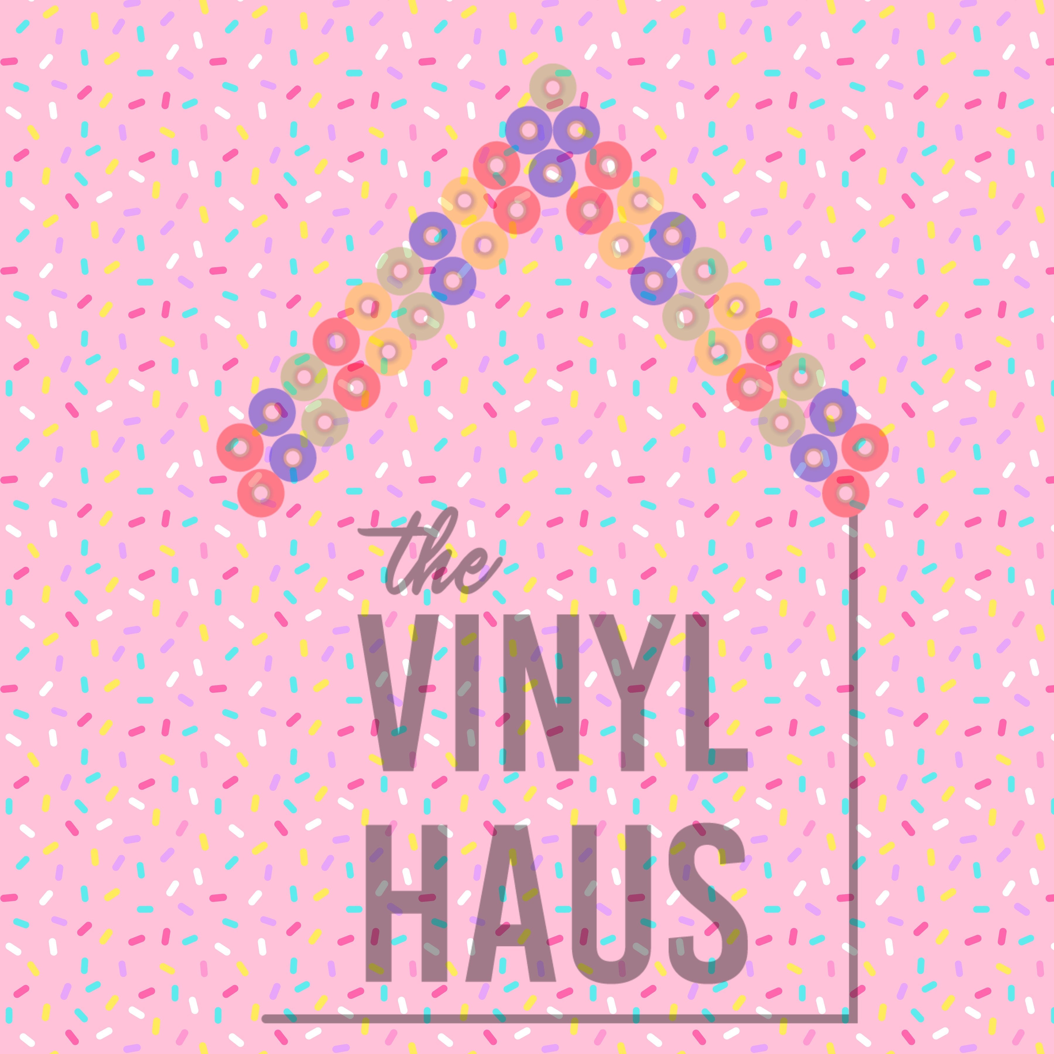 Donut Sprinkle Light Pink Background Pattern Vinyl 12" x 12" - The Vinyl Haus