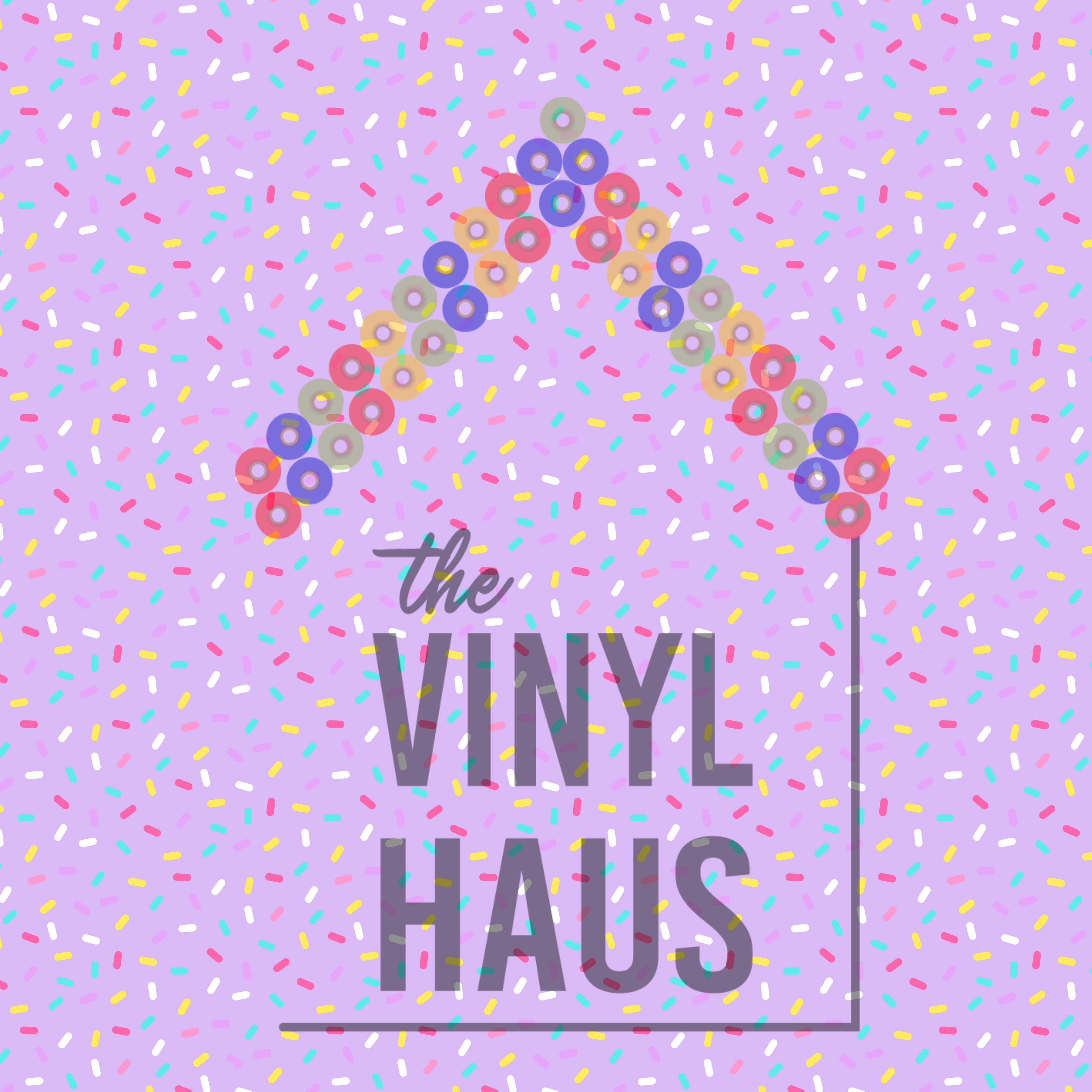 Donut Sprinkle Light Purple Background Pattern Vinyl 12" x 12" - The Vinyl Haus
