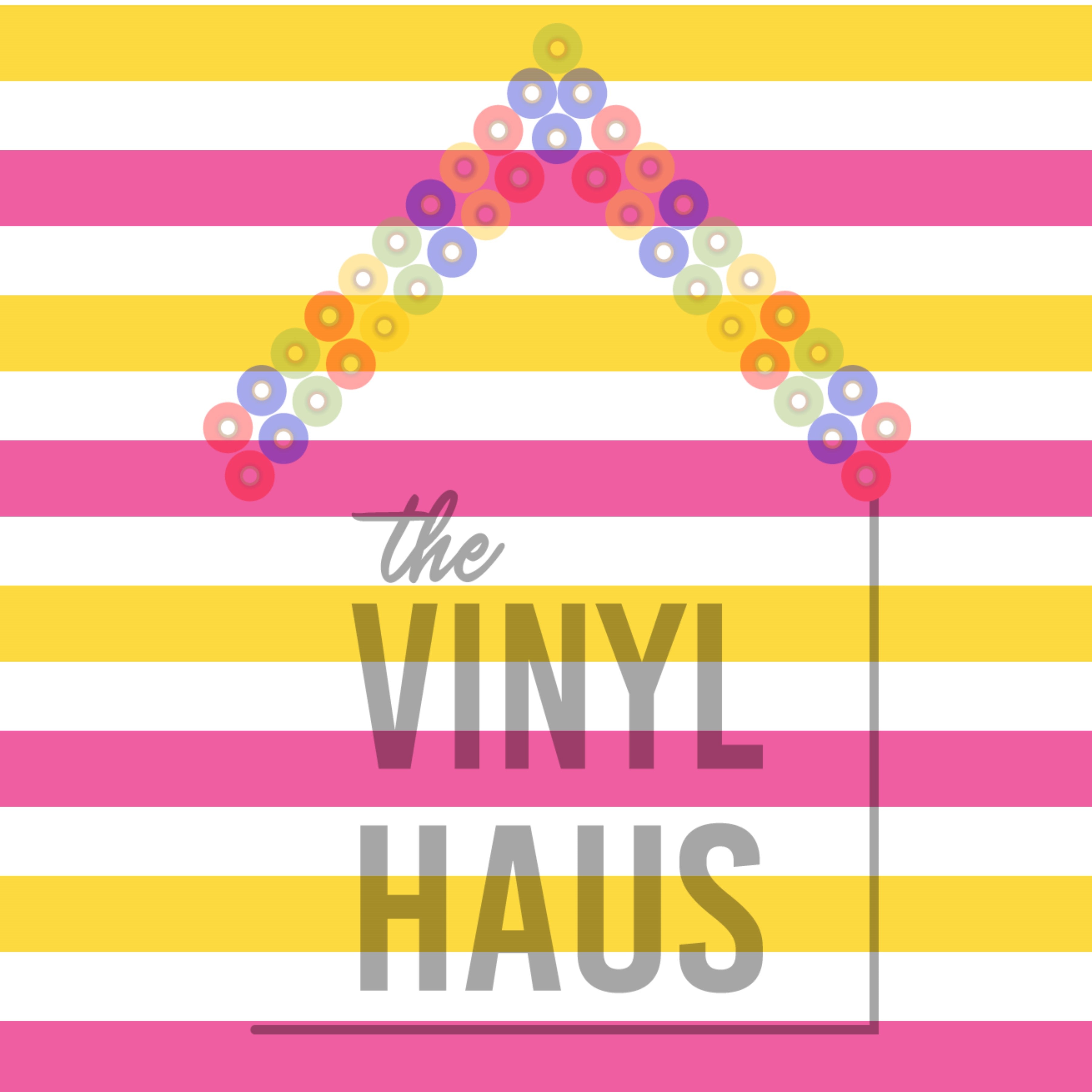 Lemonade Stand Stripes Pattern Vinyl 12" x 12" - The Vinyl Haus