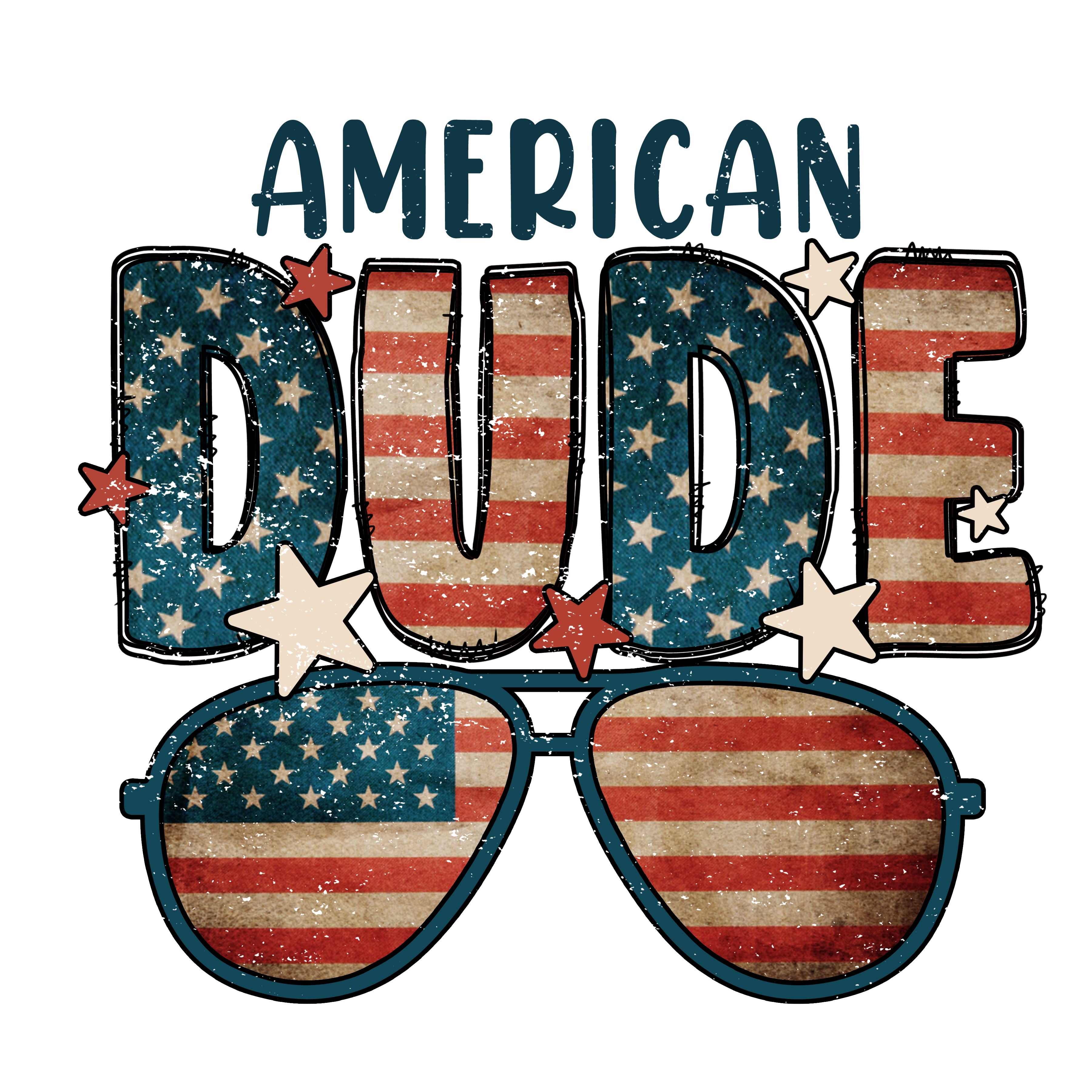 Sublimation Prints - American Dude - The Vinyl Haus