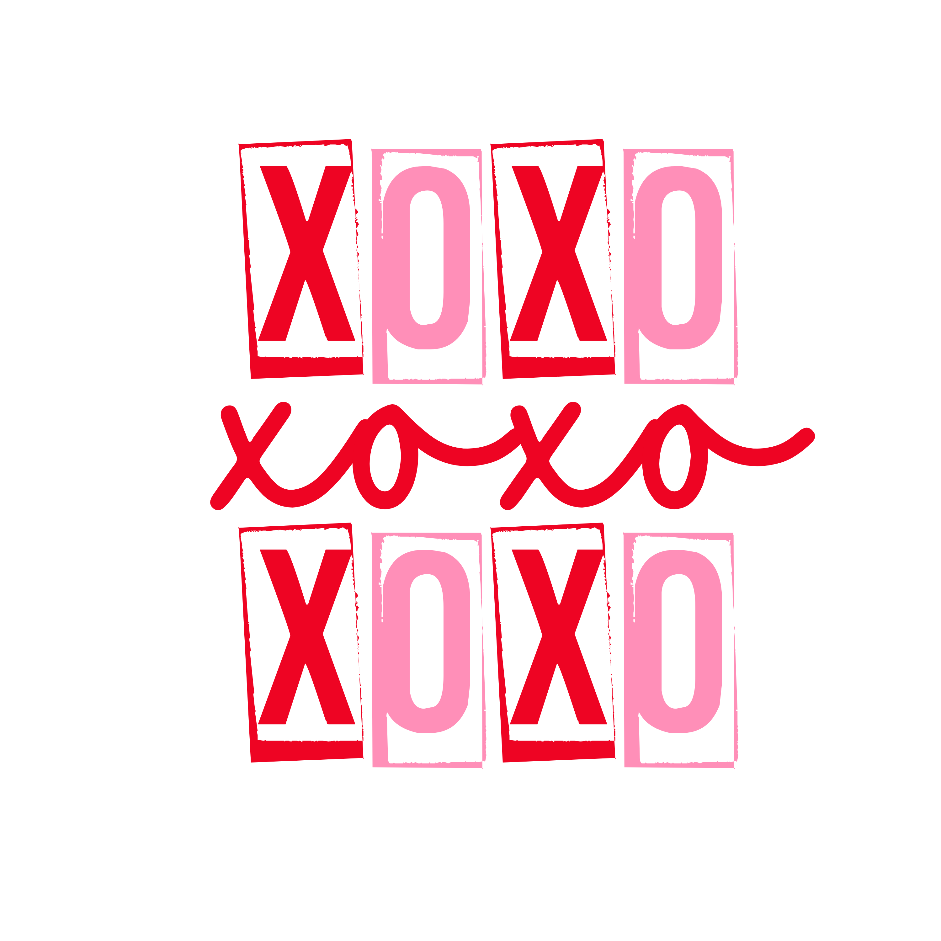 Sublimation Prints - XOXOXO - The Vinyl Haus