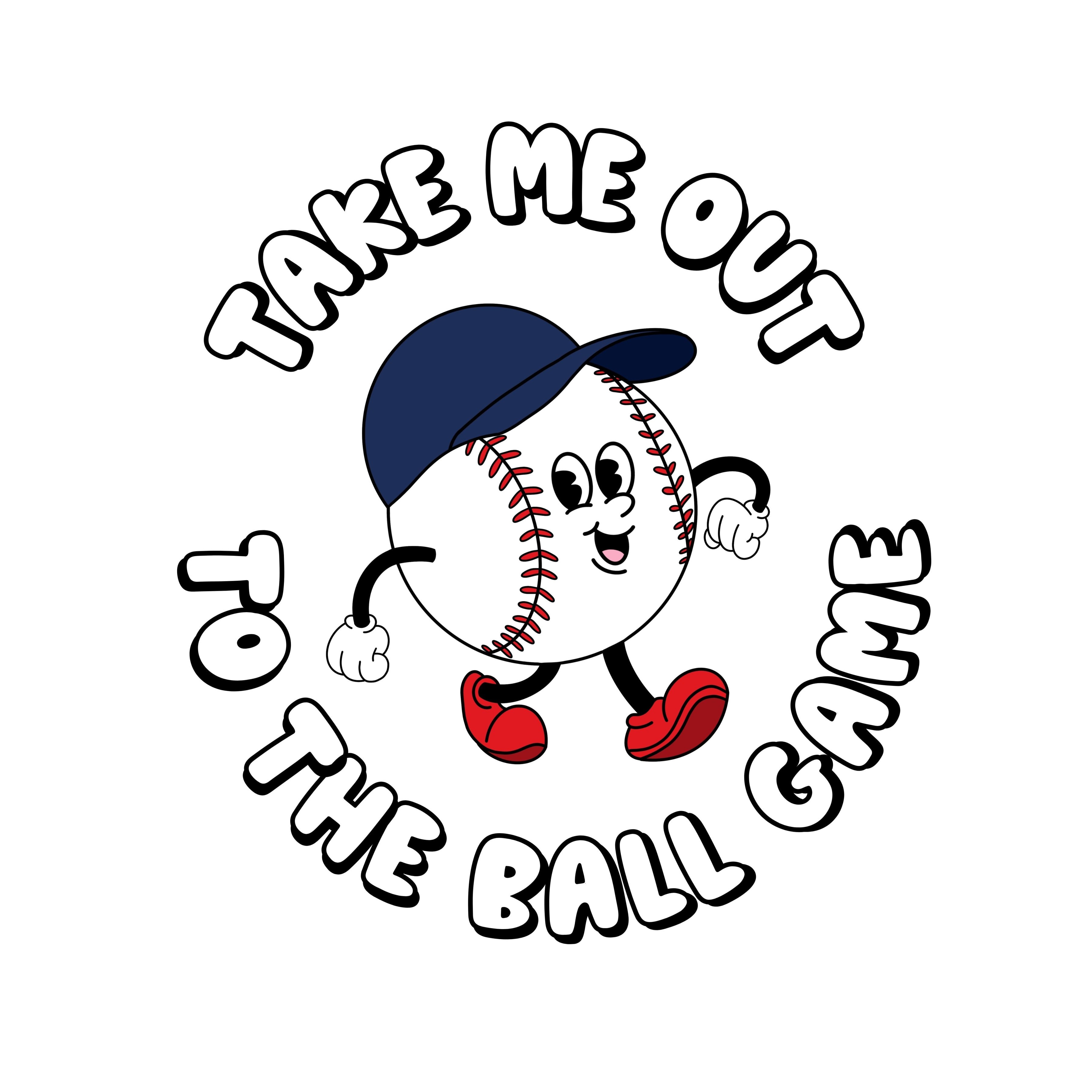 Sublimation Prints - Take Me Out To The Ball Game - The Vinyl Haus