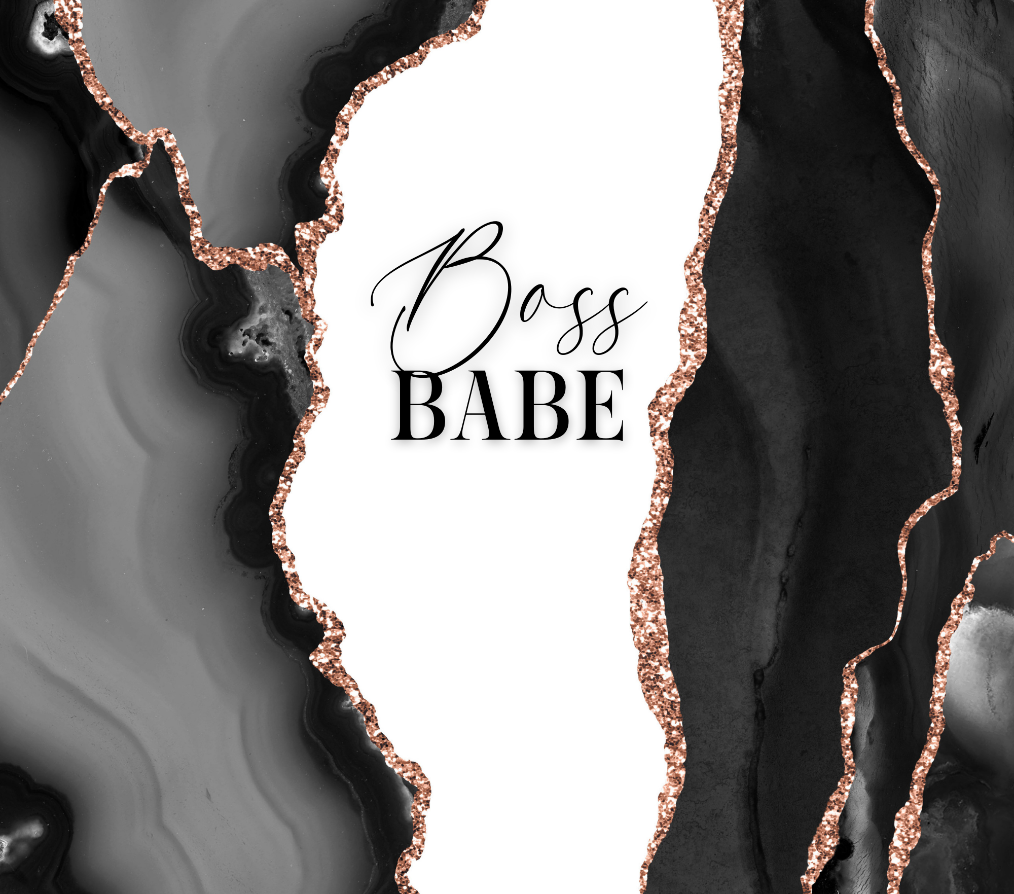 Sublimation Tumbler Wrap - Boss Babe - The Vinyl Haus